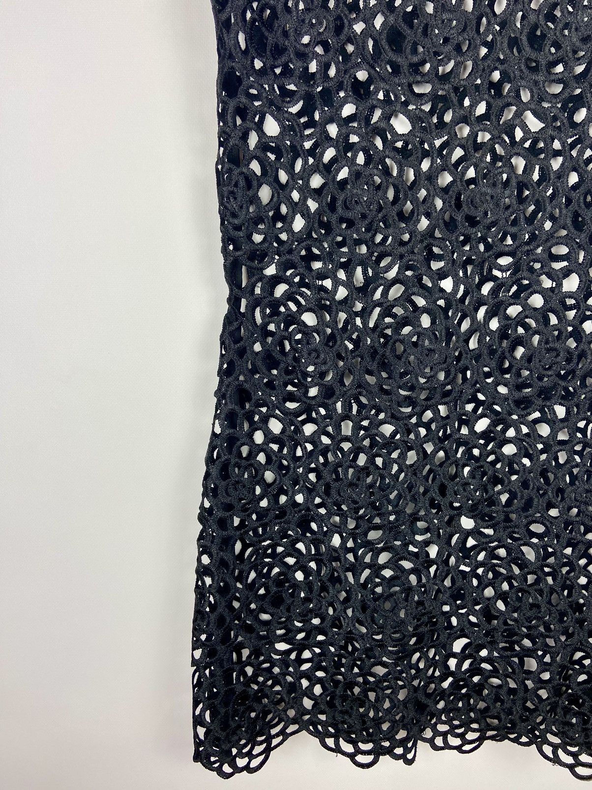 Designer × Moschino × Vintage Vintage Moschino Jeans Transparent Lace Dress Sz US-4/I-38 Size S / US 4 / IT 40 - 6 Thumbnail