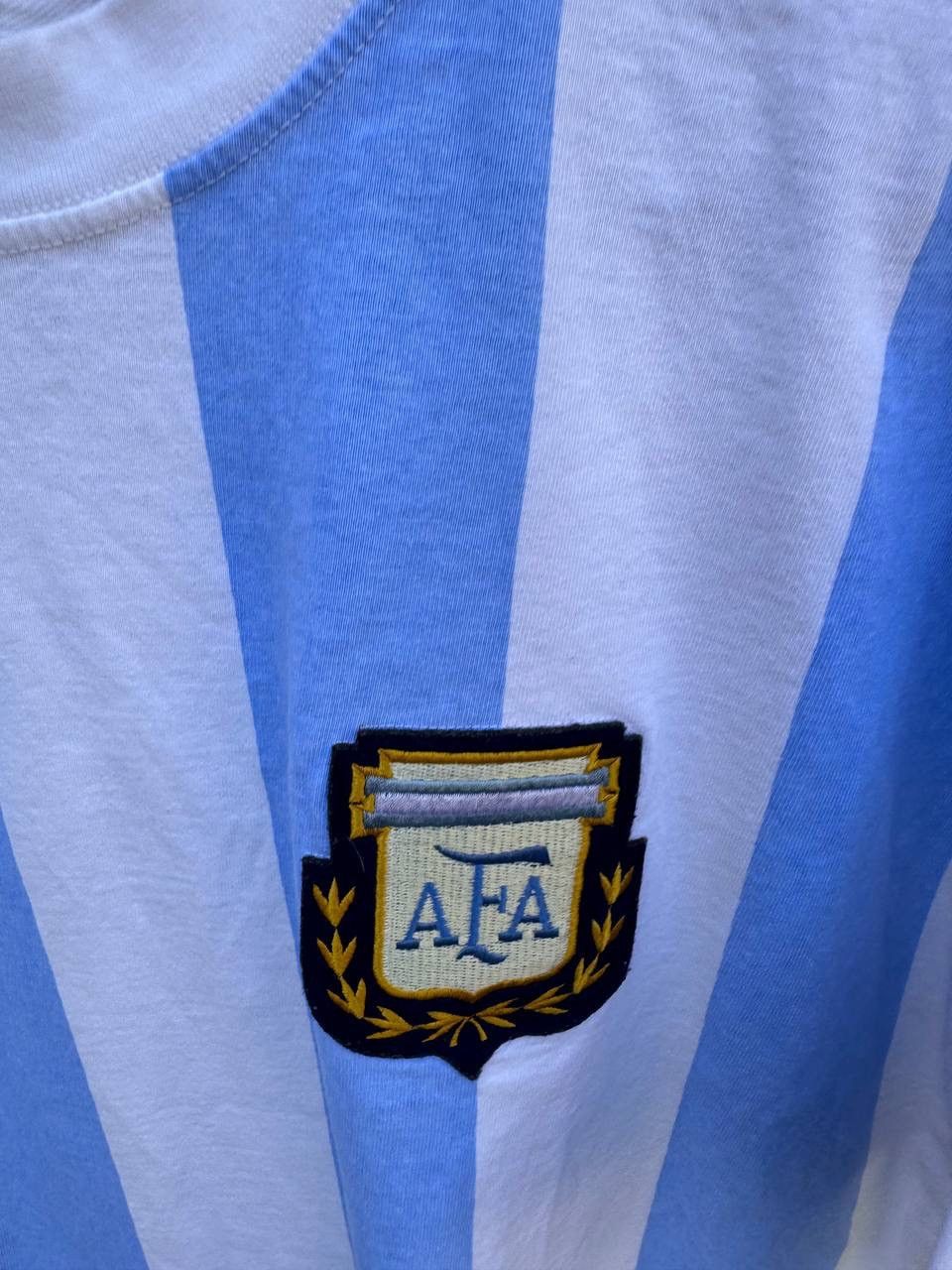 Vintage Argentina National Team 1986 Score Draw Replica Jersey Size US XL / EU 56 / 4 - 2 Thumbnail