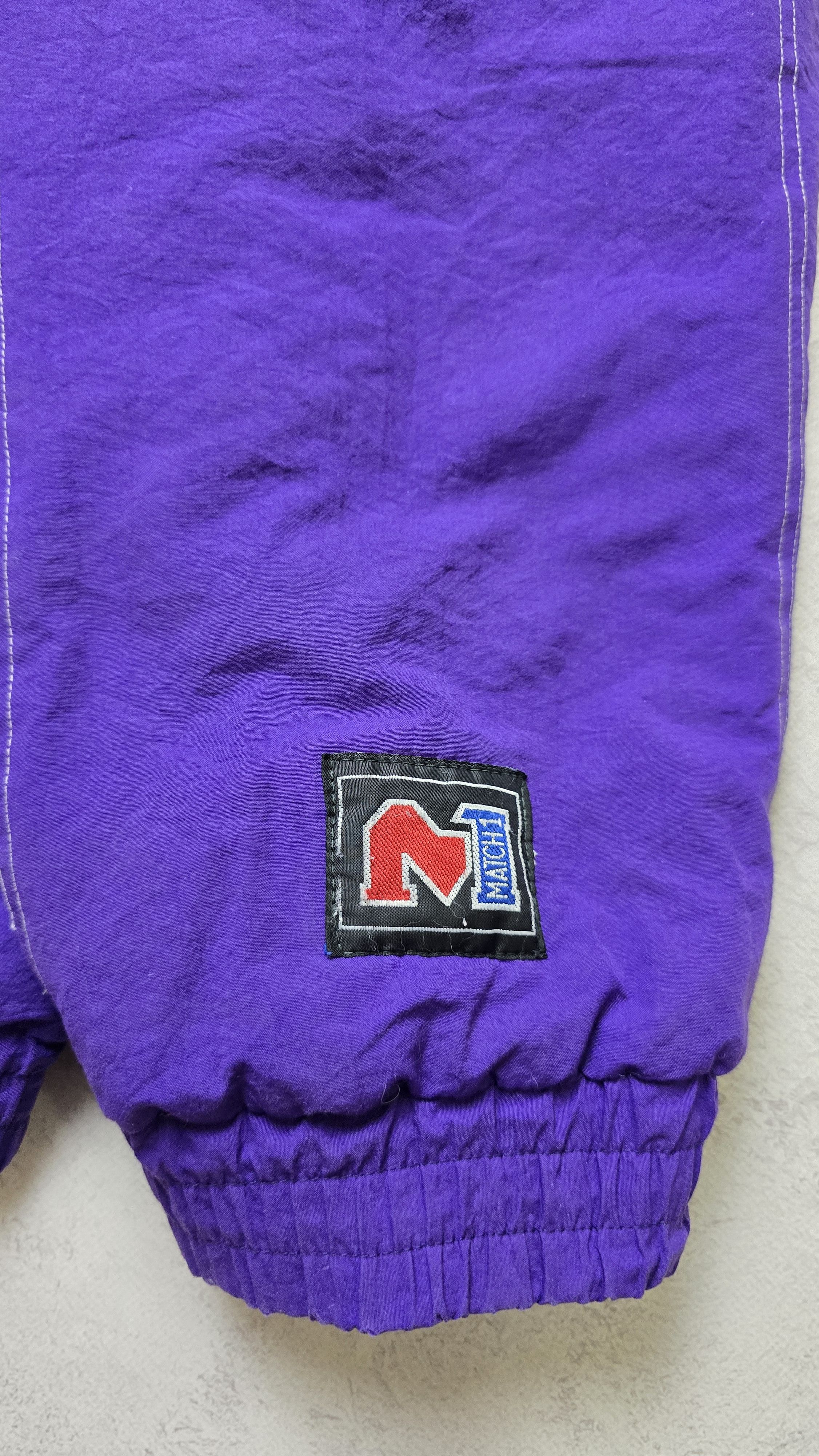 Logo Athletic VTG 90s Charlotte Hornets Logo Athletic Match 1 Jacket Size US L / EU 52-54 / 3 - 14 Thumbnail