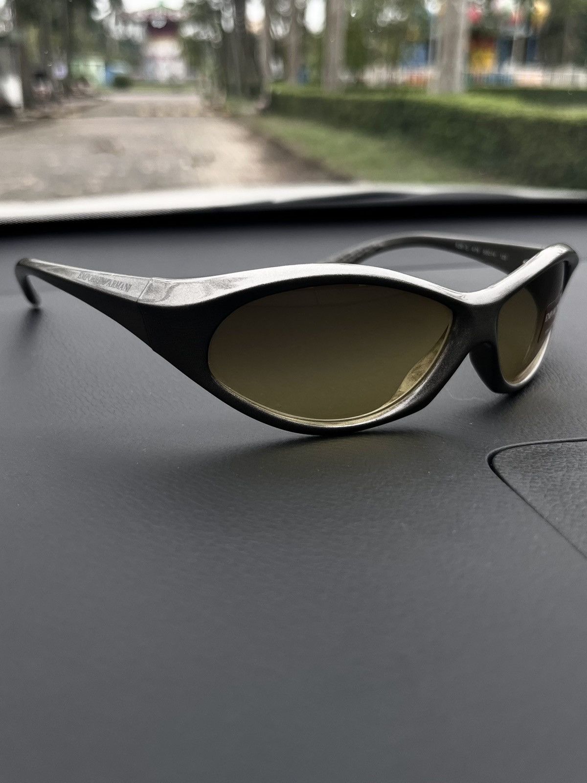 Emporio Armani 2000s Emporio Armani Sunglasses Size 32 - 2 Thumbnail