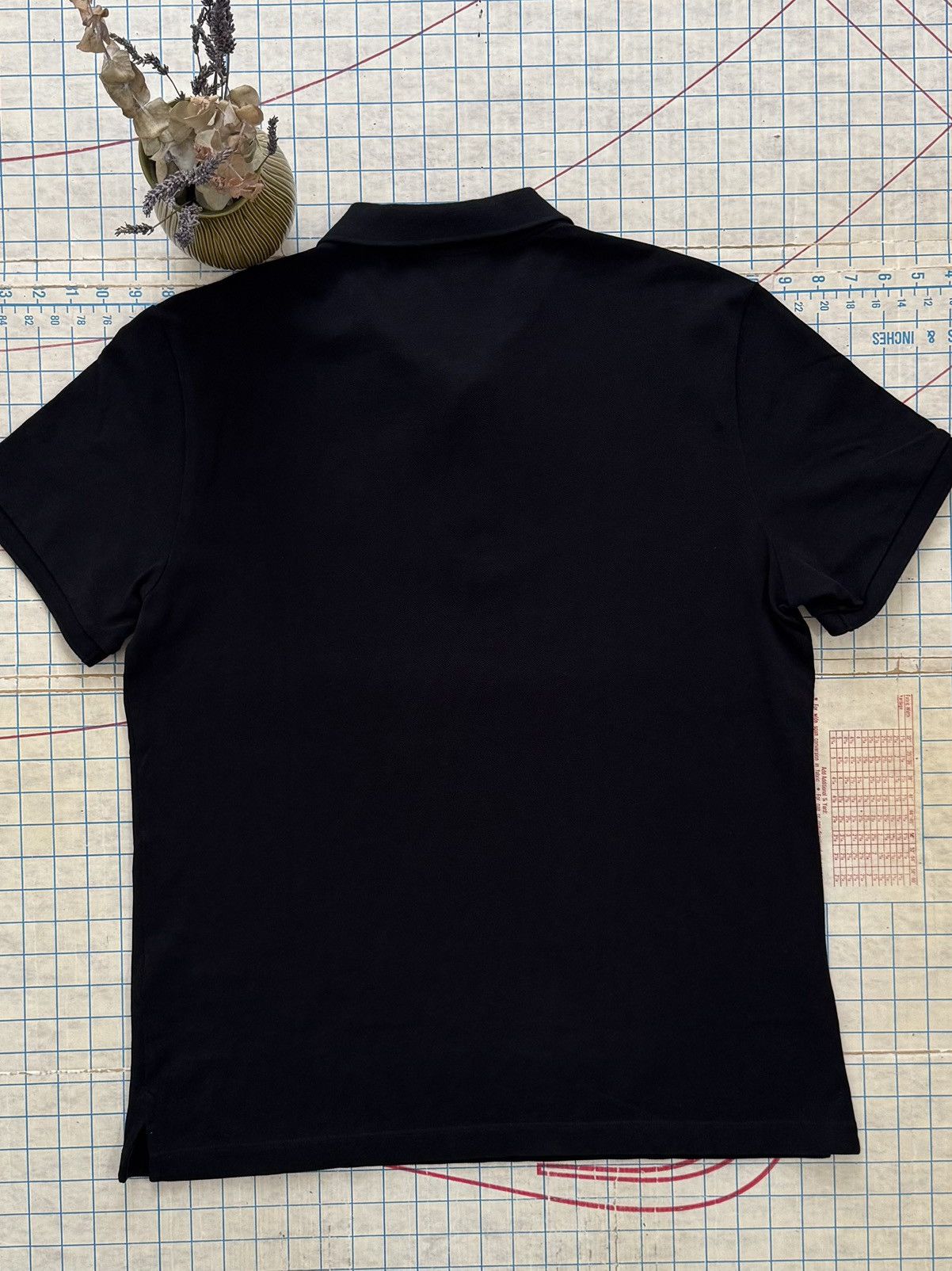 Burberry Burberry London Short Sleeve Polo Shirt Black With