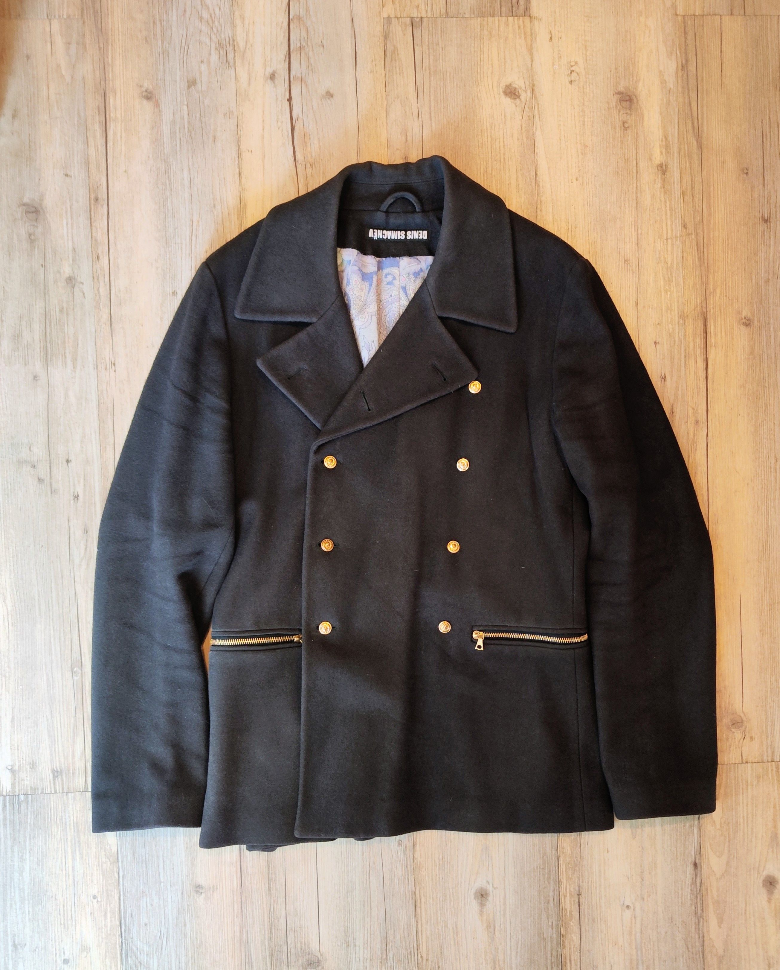 Denis Simachev Navy coat.Like Vetements or Balenciaga coats. Size US L / EU 52-54 / 3 - 2 Thumbnail