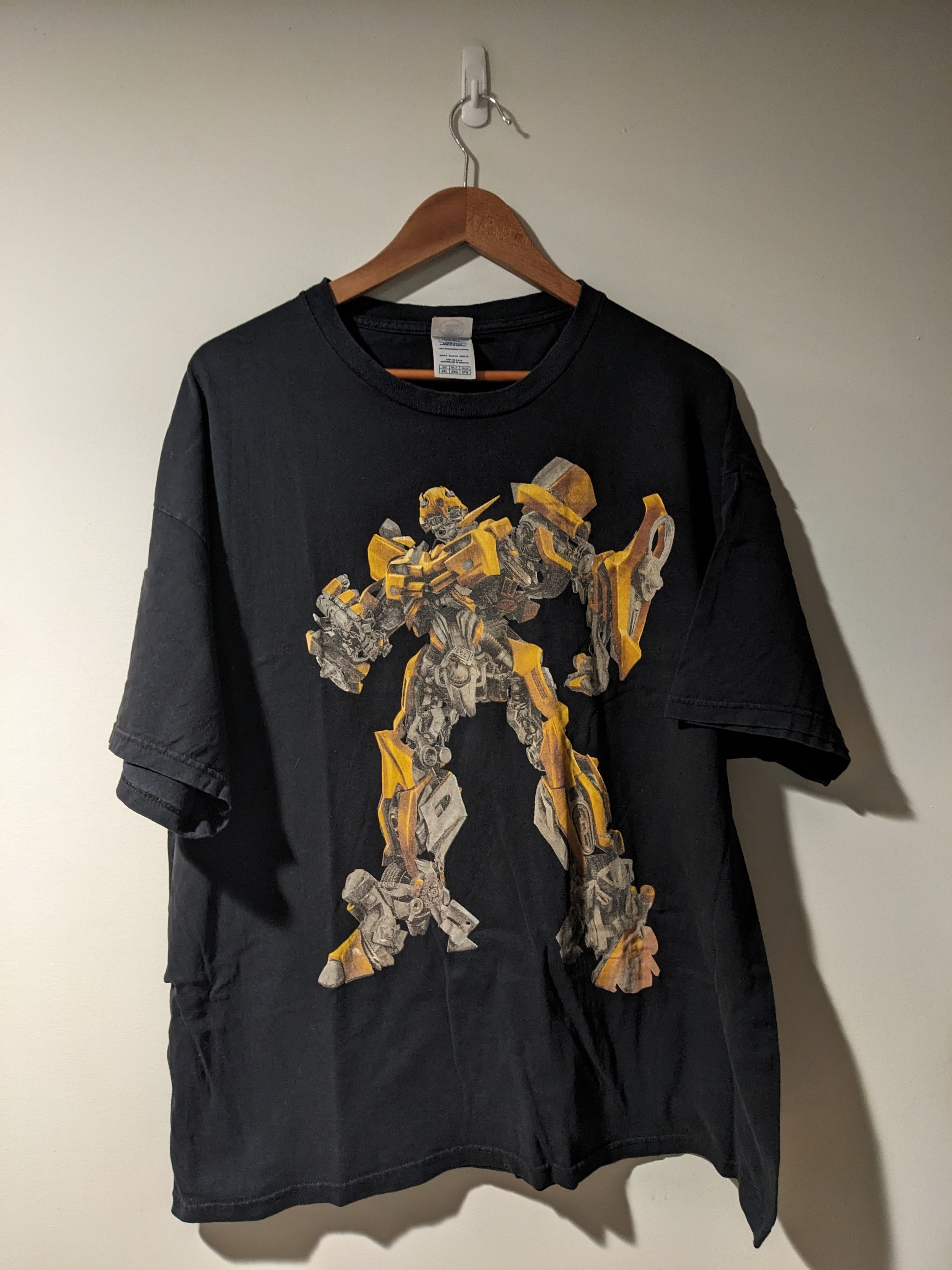 Transformers Vintage 2007 Transformers Bumble Bee Movie Promo T-Shirt Size US XXL / EU 58 / 5 - 1 Thumbnail