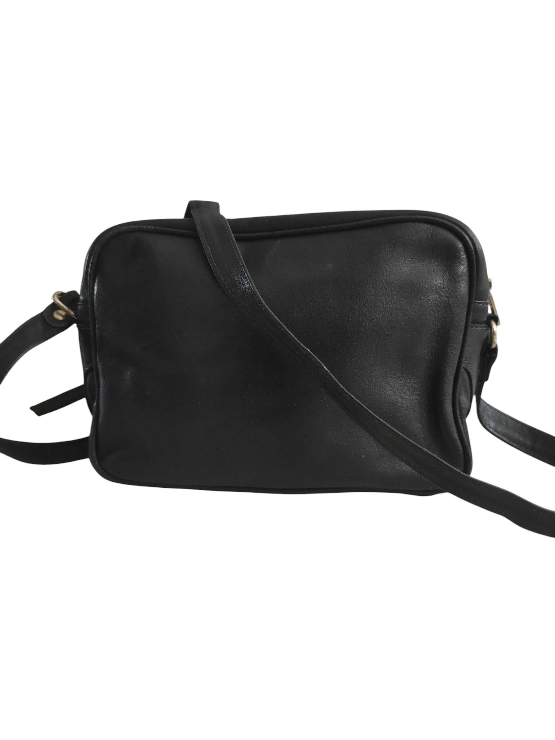 Other Vintage Pertegaz Genuine Leather Shoulder Bag Dark Blue Size ONE SIZE - 3 Thumbnail