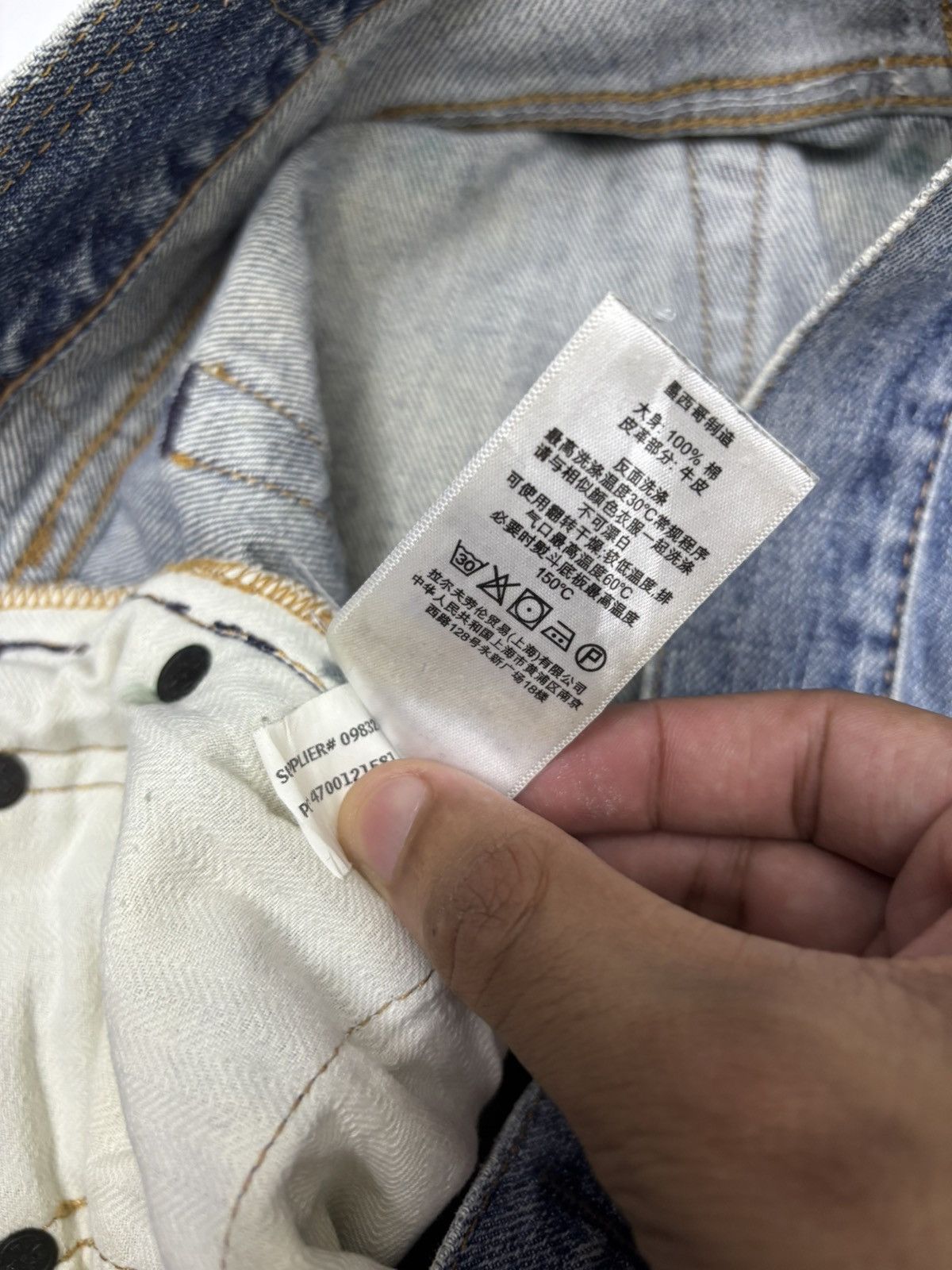 RRL Ralph Lauren Ralph Lauren Patchwork Slim Jeans Distressed Denim Size US 32 / EU 48 - 13 Thumbnail