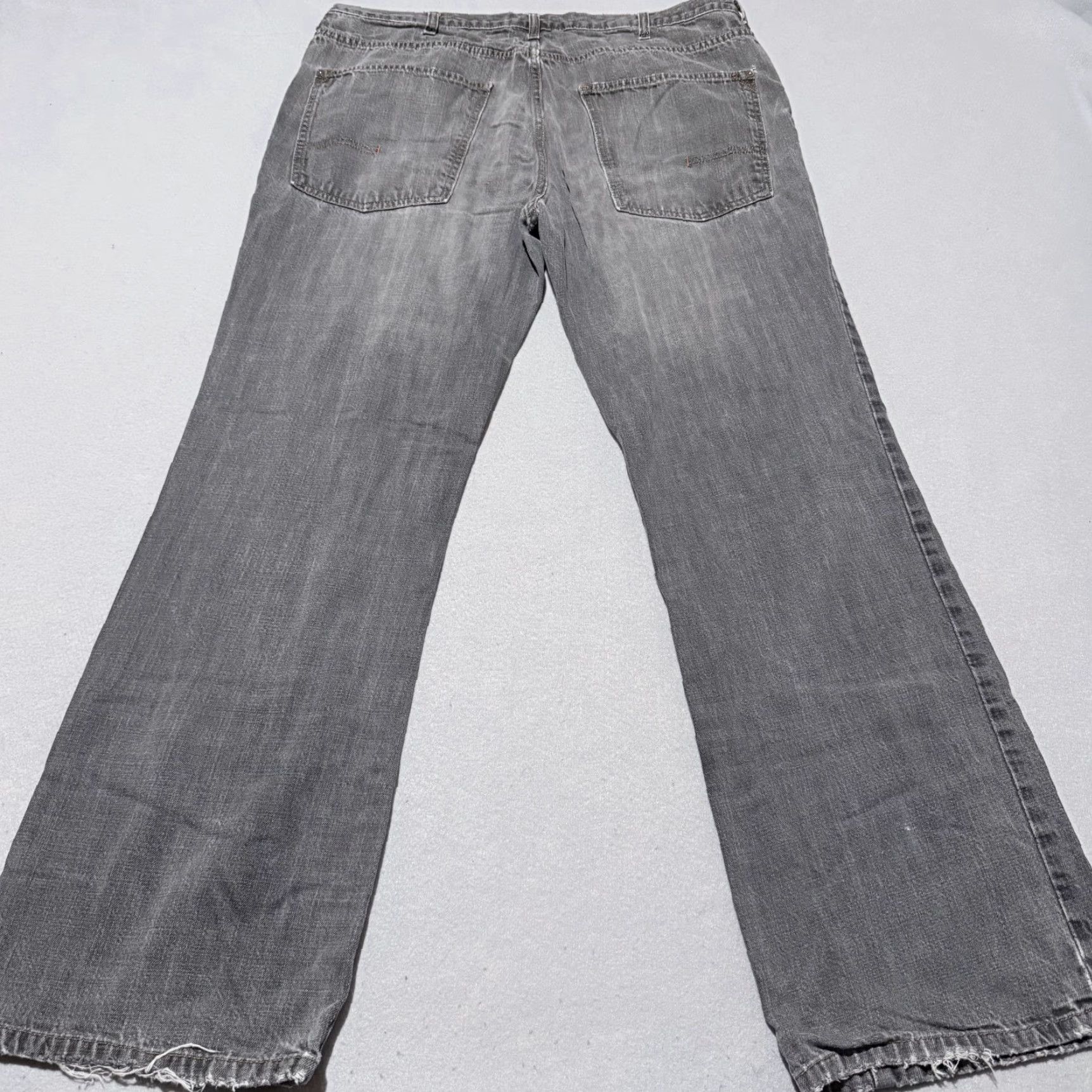 Calvin Klein Calvin Klein Jeans Men Gray Denim Mid Rise Classic Straight Zip Jeans 38 Velcro? Size US 38 / EU 54 - 2 Thumbnail