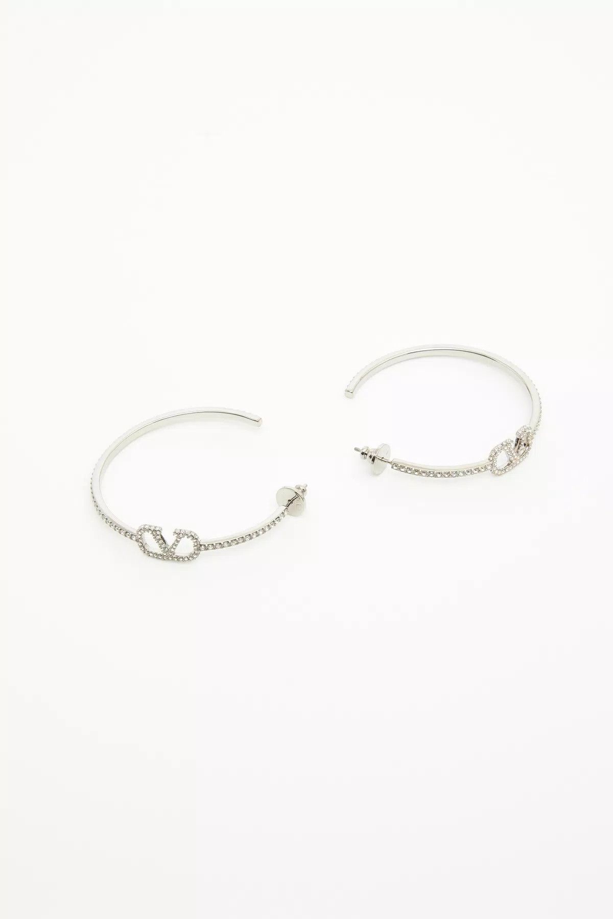 Valentino oc11z0725 Size:OS/Swarovski® Crystal Earrings in Silver Size ONE SIZE - 1 Preview