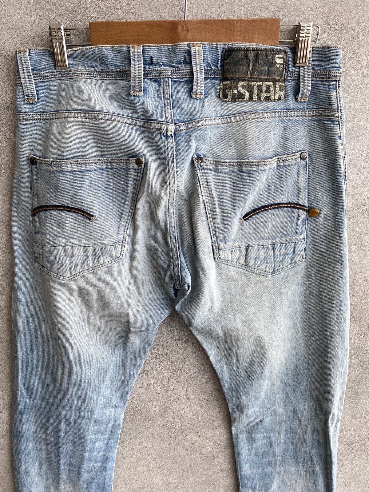 G-Star G Star Raw 3301 Distressed Denim Size US 32 / EU 48 - 7 Thumbnail