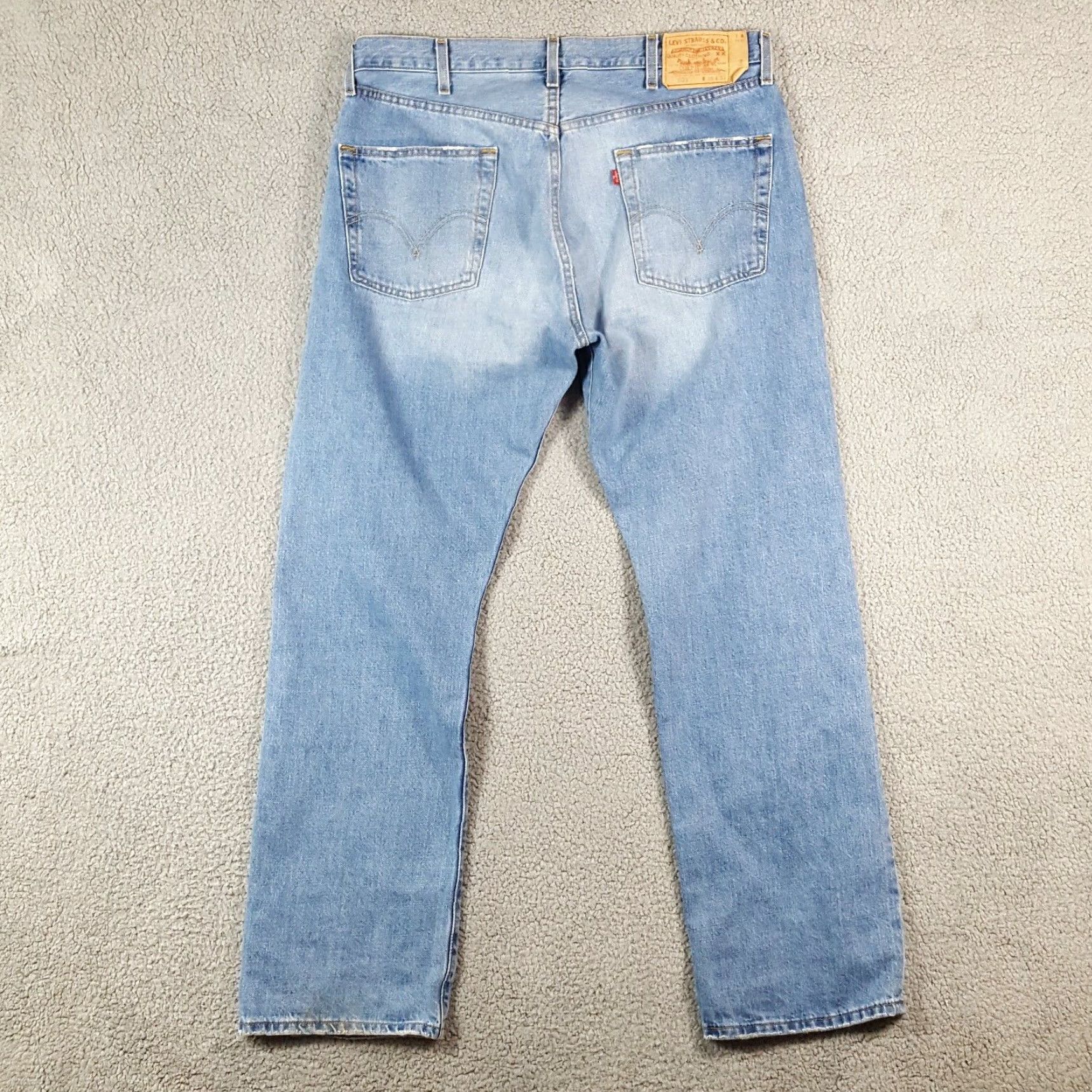 Levi's VINTAGE Levi's 501 Jeans Men Size 38x32 Straight Leg Denim Blue 90s Y2K Classic Size US 38 / EU 54 - 6 Thumbnail
