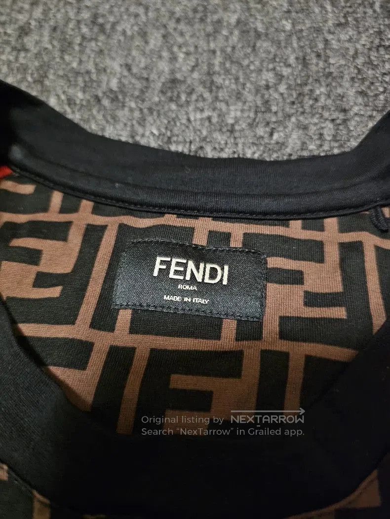 Fendi Fendi Monogram Print Short Sleeve T. Size US XS / EU 42 / 0 - 3 Thumbnail