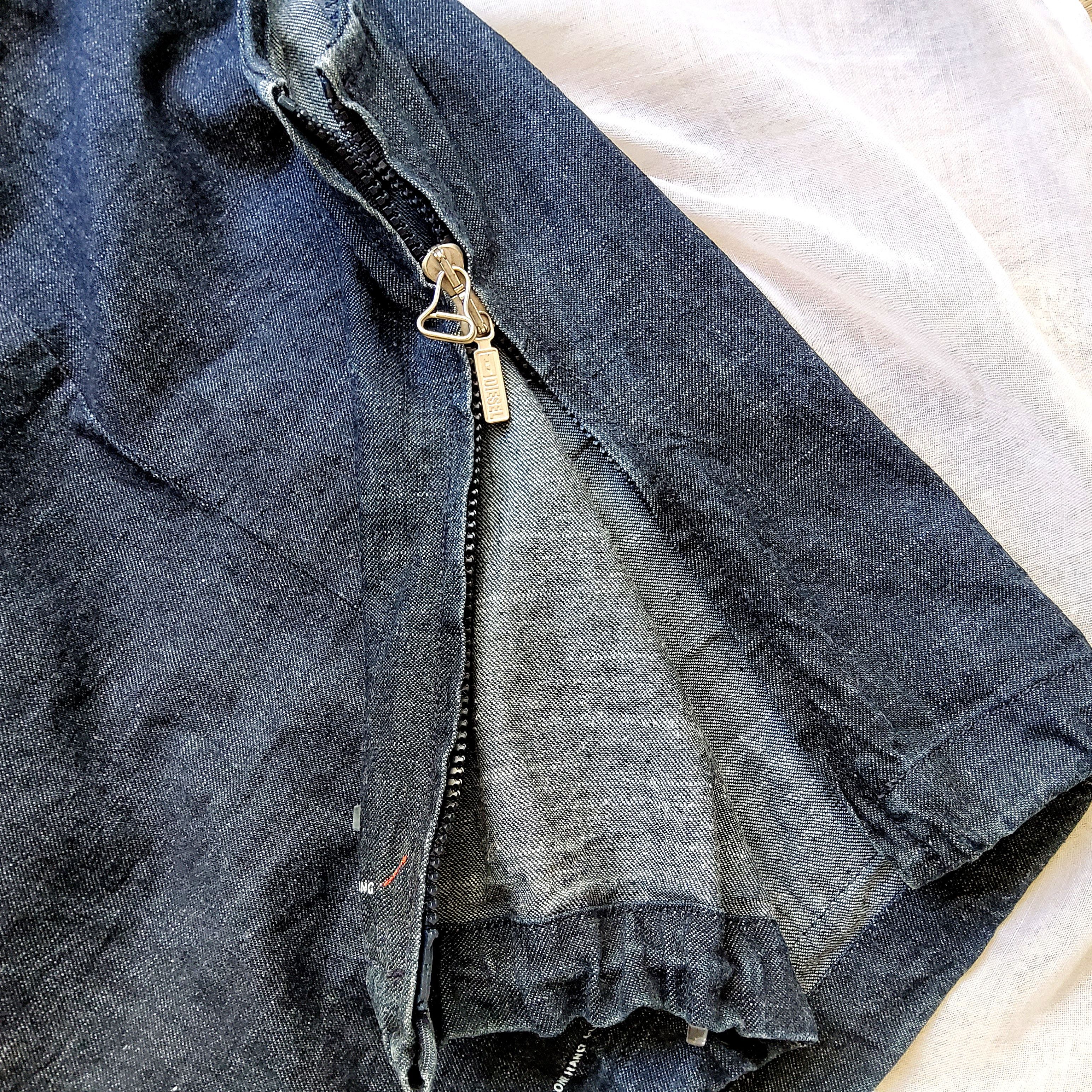 Diesel Diesel rare vintage 90s y2k cargo tech denim vest top Size L / US 10 / IT 46 - 9 Thumbnail