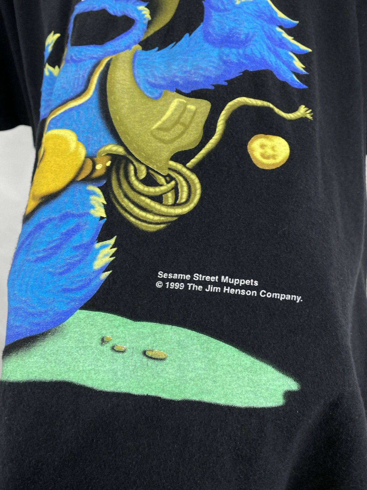 Cartoon Network Vintage 1999 Sesame Street Muppets Jim Henson Movie T-Shirt Size US XL / EU 56 / 4 - 5 Thumbnail