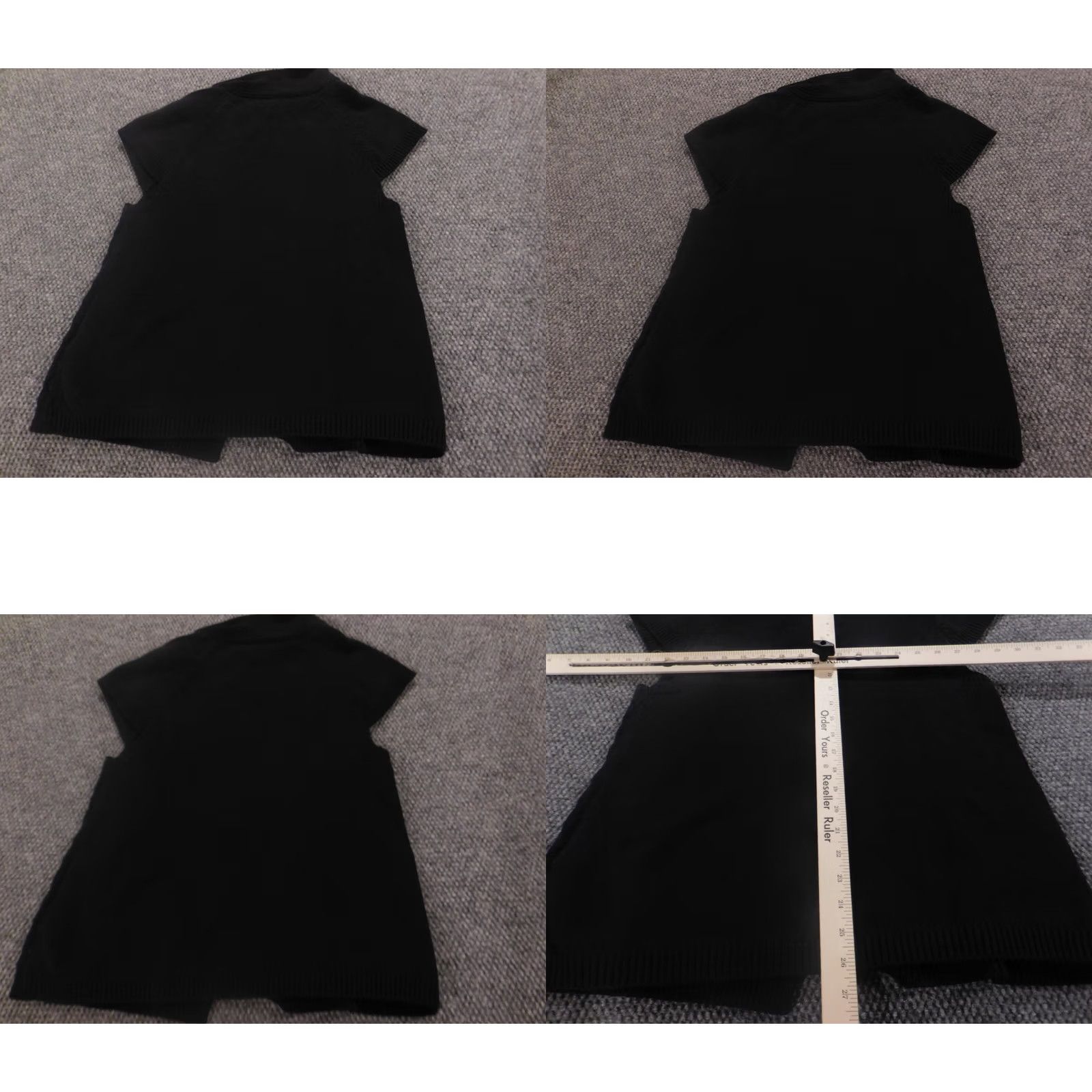 Izod VINTAGE IZOD Womens Sweater Large Black Cardigan Open Button Size L / US 10 / IT 46 - 8 Thumbnail