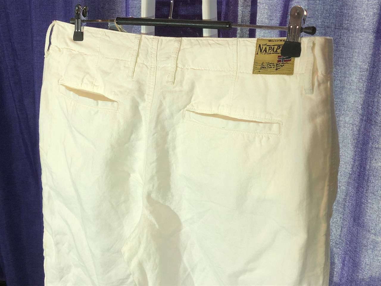 Napapijri × Vintage Napapijri White Chinos Pants Vintage Size US 38 / EU 54 - 9 Thumbnail