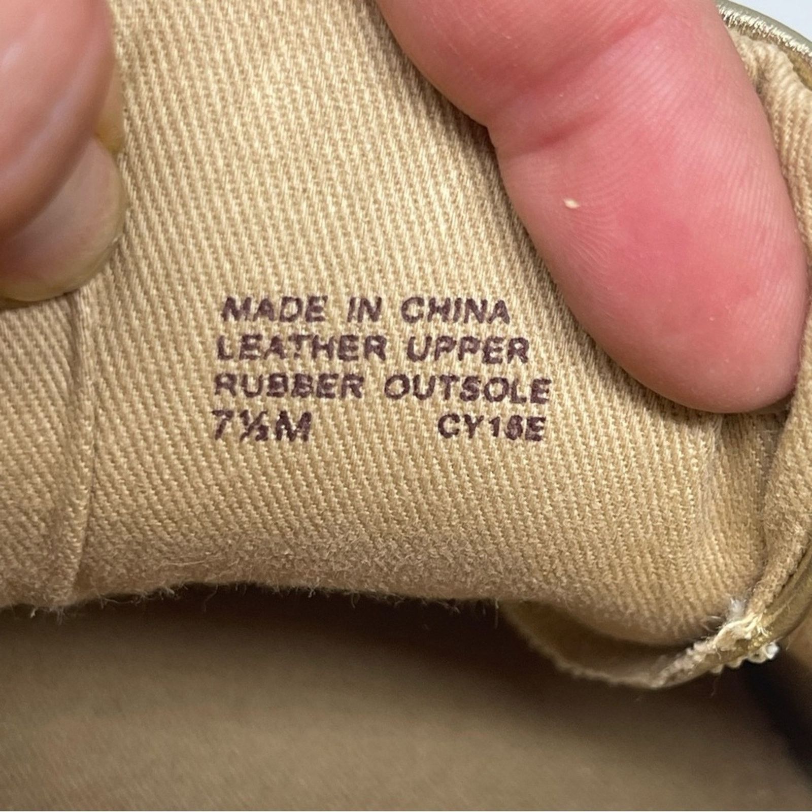 Michael Kors Michael Kors Gold Tan Casual Stanton Trainer Sneakers 7.5 Size US 7.5 / IT 37.5 - 8 Thumbnail