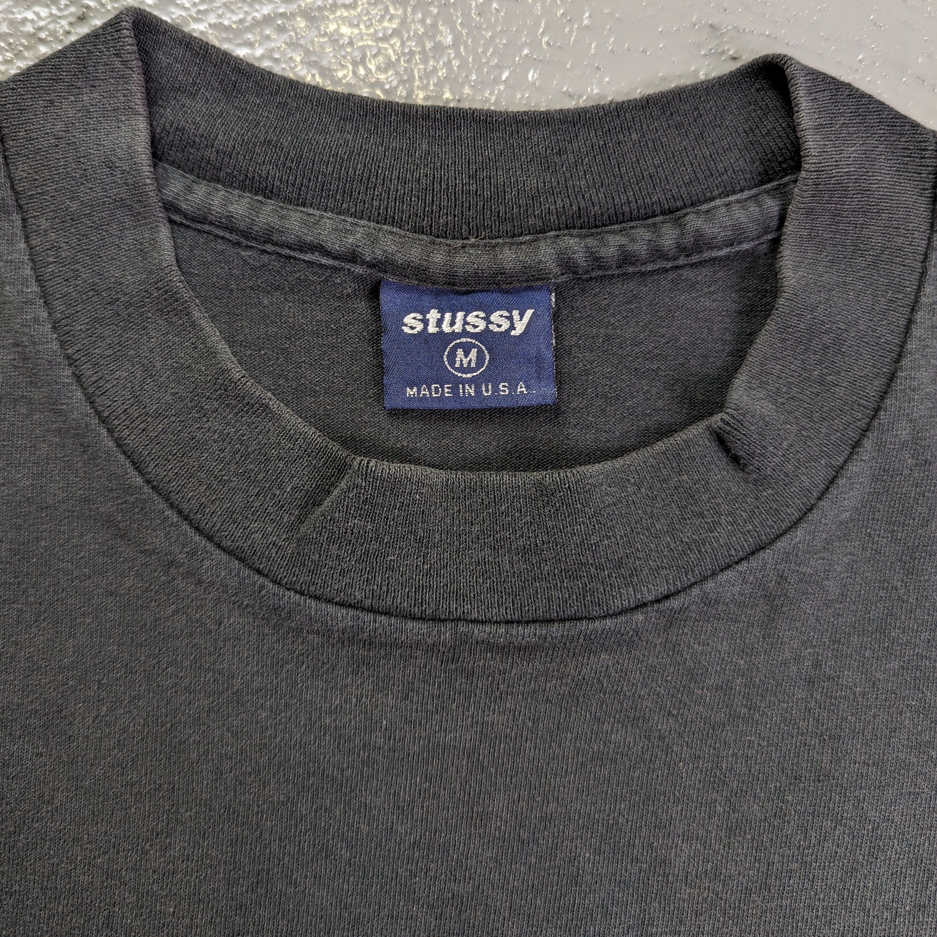 Stussy × Vintage Vintage Late 80s-Early 90s stussy big logo tshirt Size US M / EU 48-50 / 2 - 6 Thumbnail