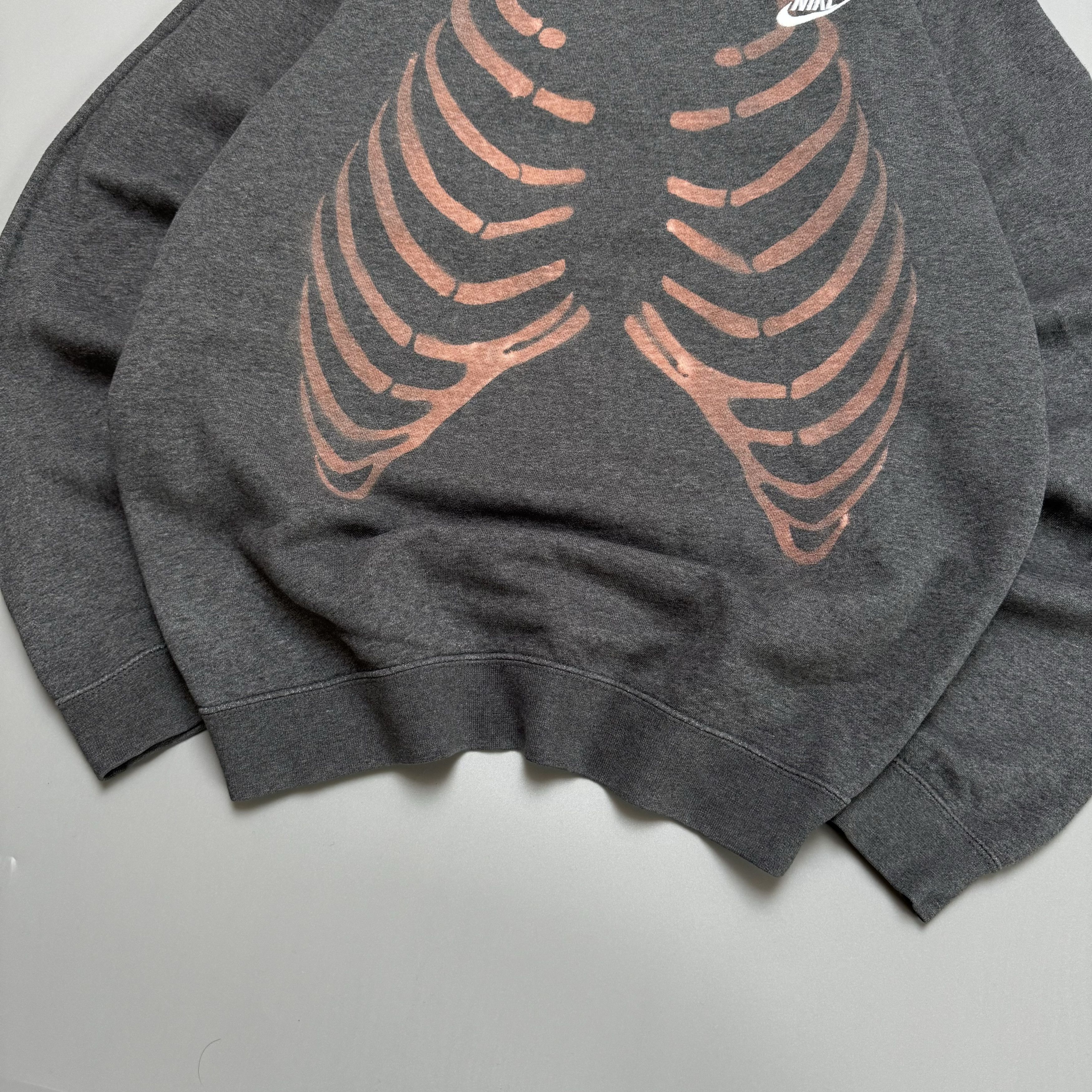 Nike NIKE CUSTOM SKELETON SWEATSHIRT GREY SWOOSH DRILL Size US M / EU 48-50 / 2 - 2 Thumbnail