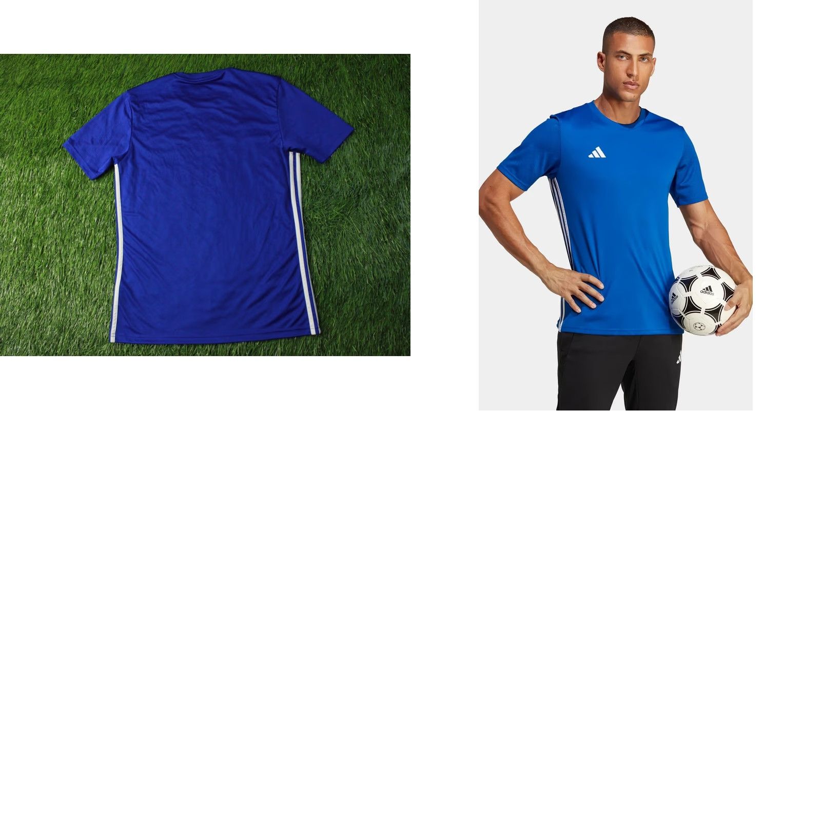 Adidas ADIDAS Performance TABELA ORIGINAL Football Shirt Short Sleeve M Blue and White Men Adidas Performance Jersey 2024 T-Shirt Football Mens Size M Size US M / EU 48-50 / 2 - 8 Thumbnail