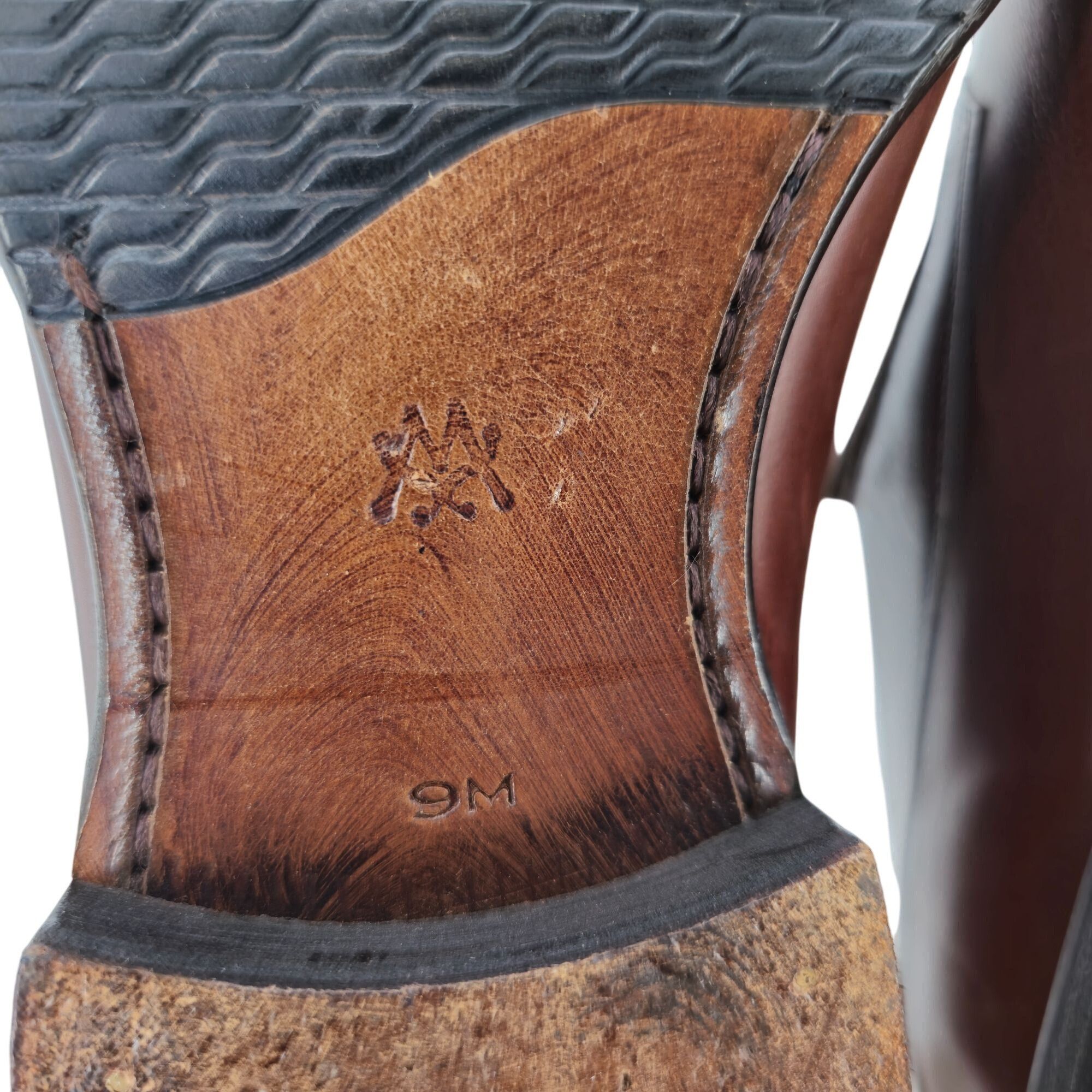 Mezlan Mezlan Spain Men size 9 Burnished Brown Calf Leather Dress S Size US 9 / EU 42 - 13 Thumbnail