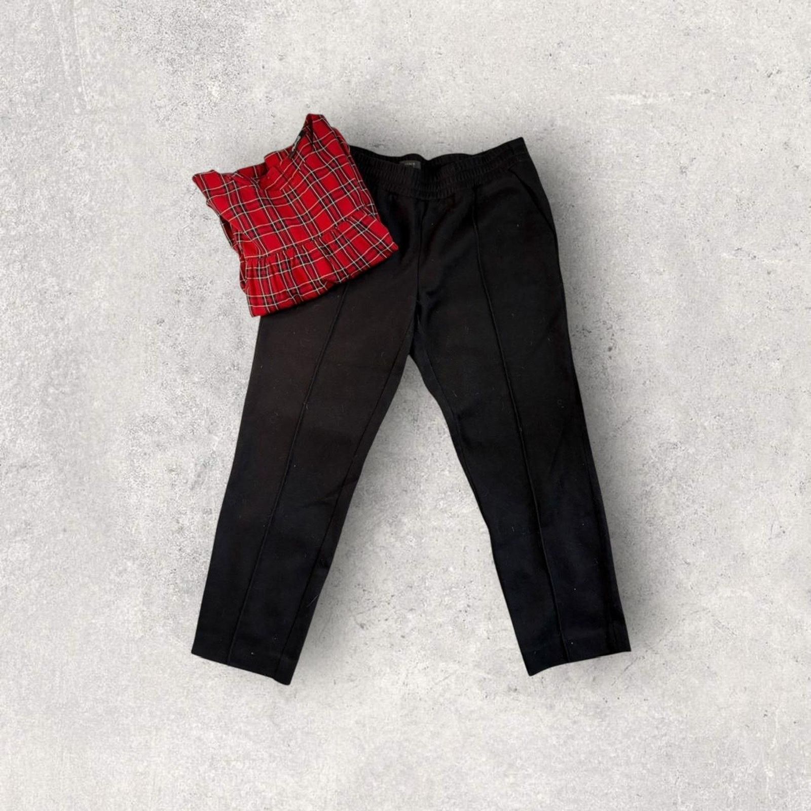 J.Crew J crew black capri straight leg wool pants Size 27" / US 4 / IT 40 - 3 Thumbnail