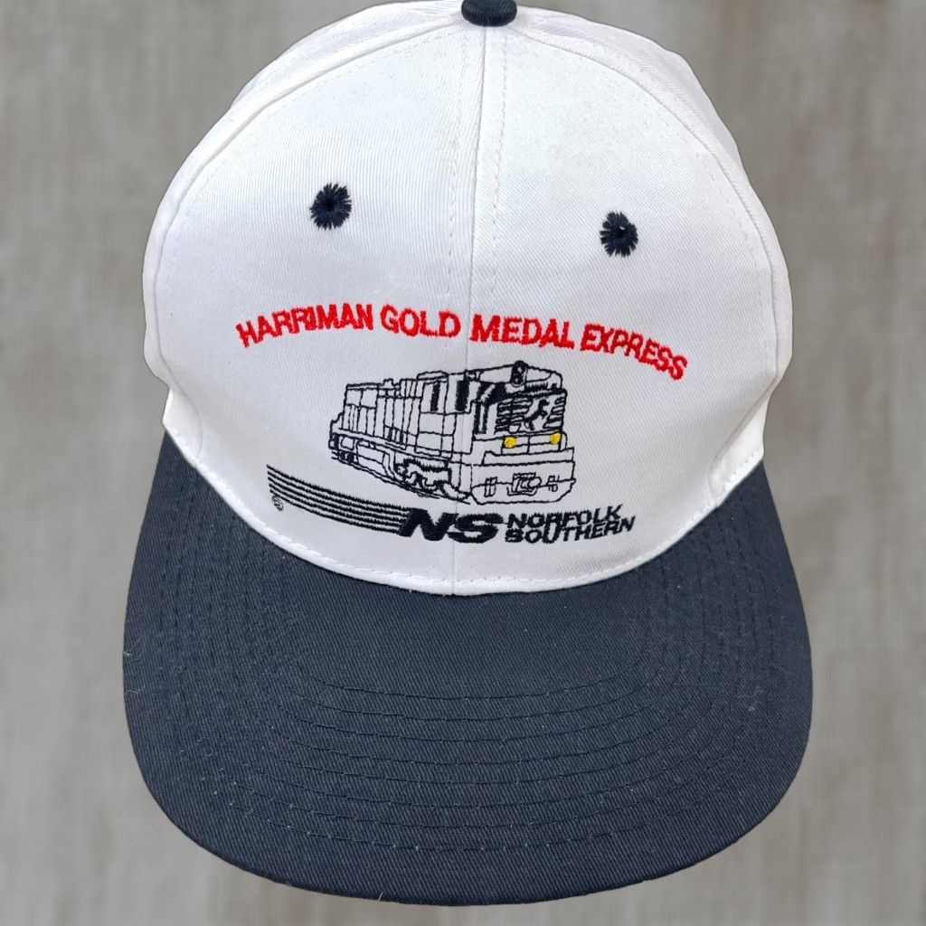 Vintage VINTAGE Norfolk Southern Trucker Hat Cap Railroad Railway Harriman Medal 90s W30 Size ONE SIZE - 1 Thumbnail