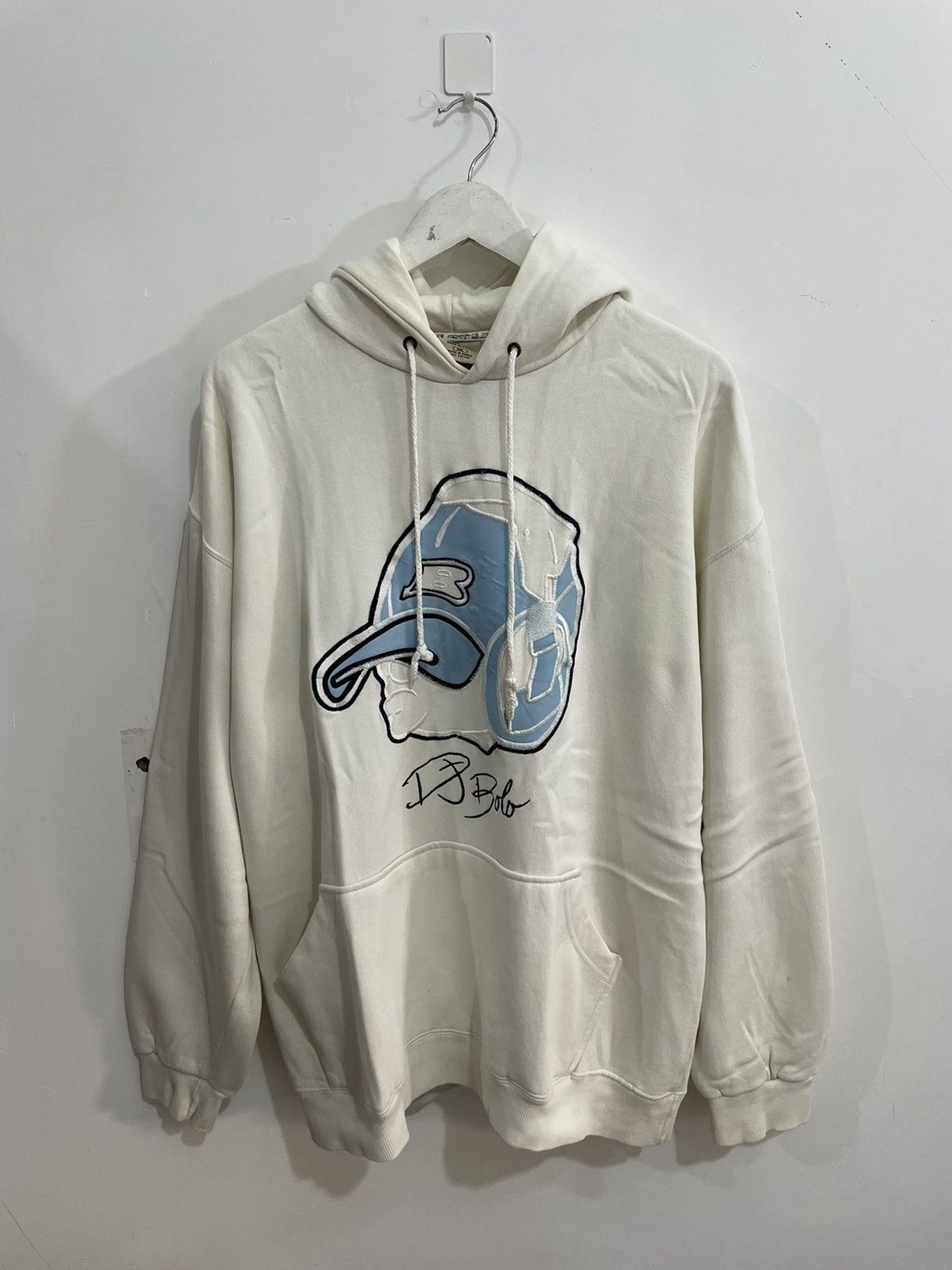 image of Jnco Vintage Sohk Hoodie Y2K Style in White, Men's (Size 2XL)