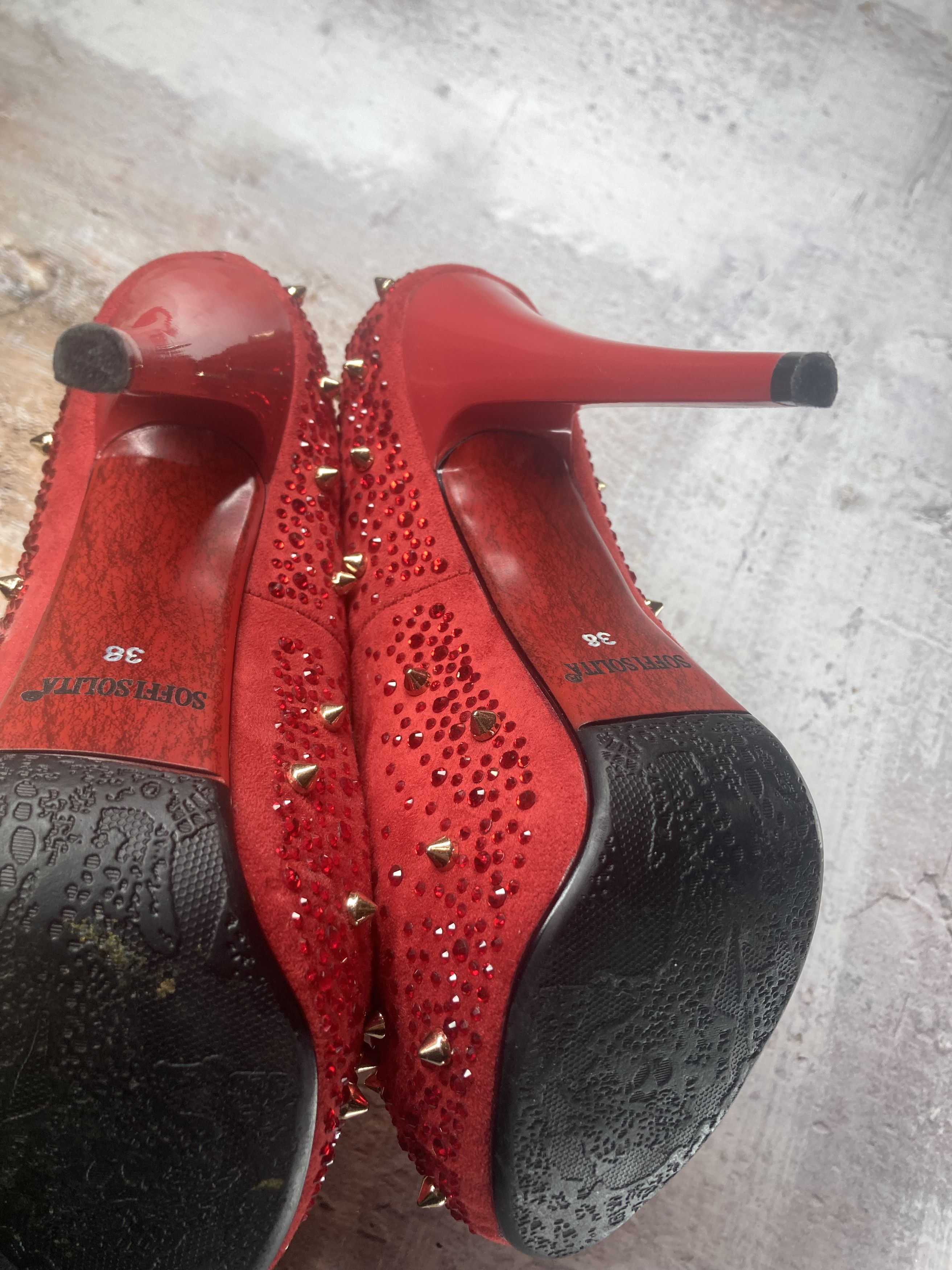 Vintage Vintage Amazing Spikes Heels Shoes Women’s Size 38 Size US 8 / IT 38 - 9 Thumbnail