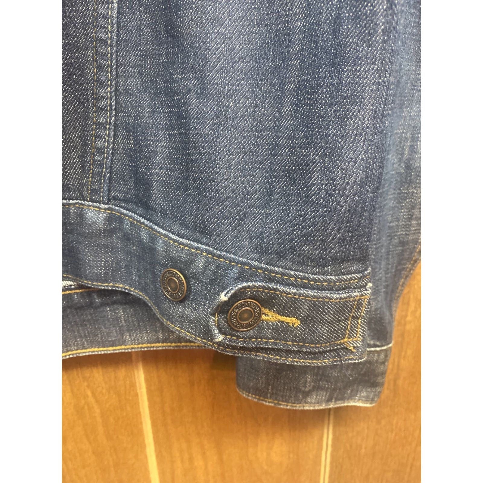 Levi's VINTAGE Levi’s Trucker Denim Jacket Dark Indigo Blue Button Up Mens M Blue Red Tab! Size US M / EU 48-50 / 2 - 3 Thumbnail