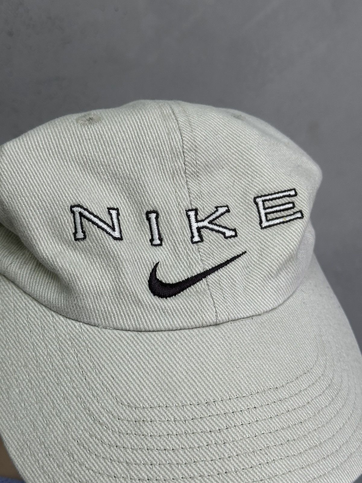 Nike Vintage Nike Cap Hats Y2k Streetwear Rare Faded Distressed Size ONE SIZE - 5 Thumbnail