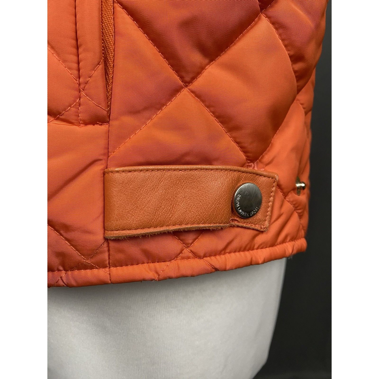 Ralph Lauren Sport Ralph Lauren Sport Women's Orange Quilted Vest Size L Size L / US 10 / IT 46 - 13 Thumbnail