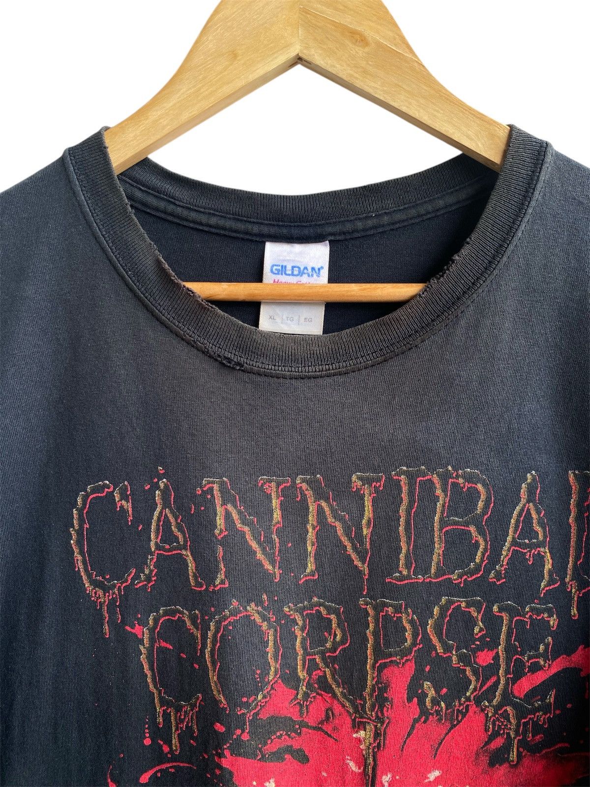 Band Tees × Vintage Vintage Cannibal Corpse band tee Size US XL / EU 56 / 4 - 4 Thumbnail