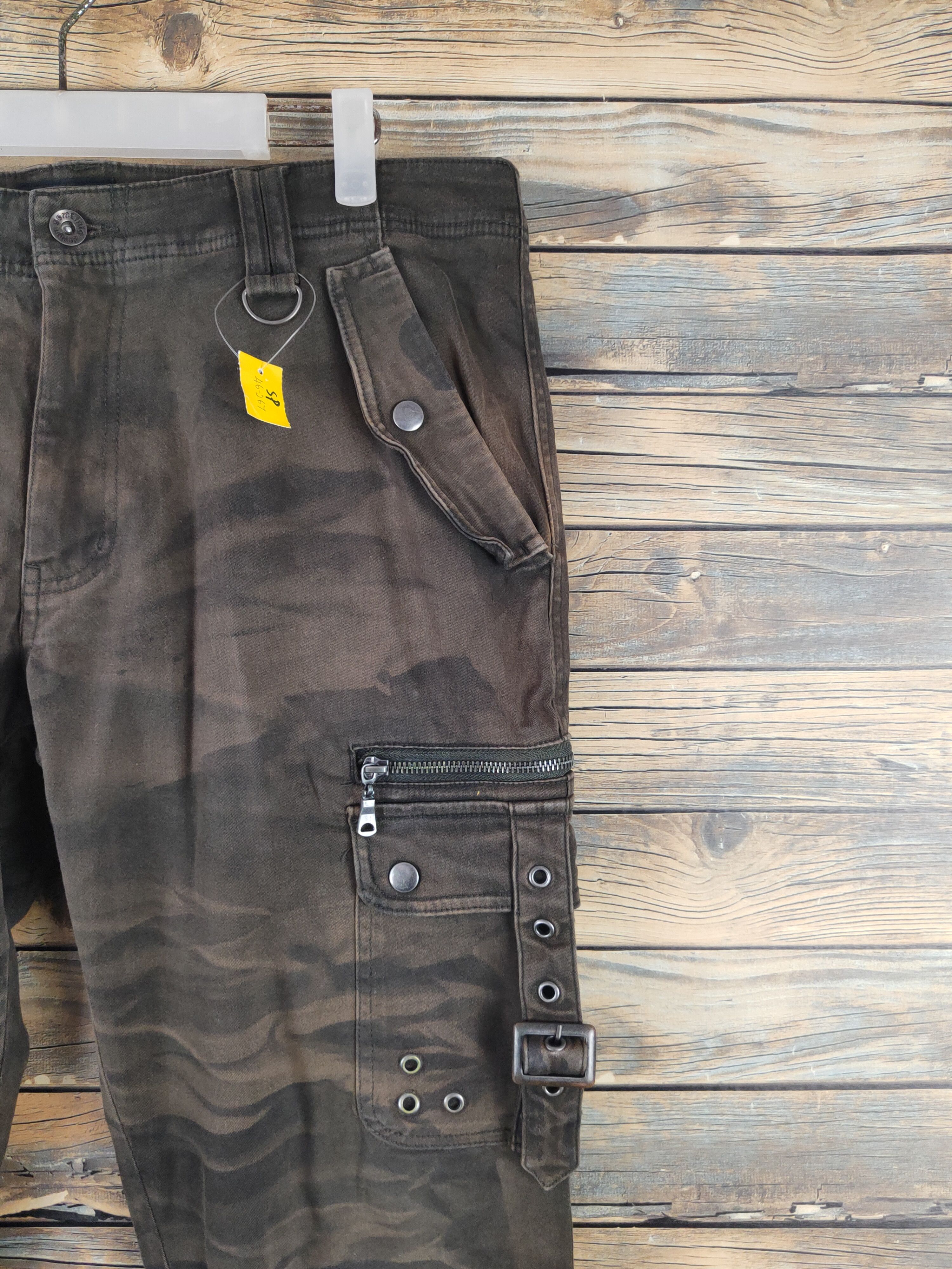semanticdesign DL Semanticdesign Camo Multipocket Cargo Pants #sp46-267T Size US 34 / EU 50 - 5 Thumbnail