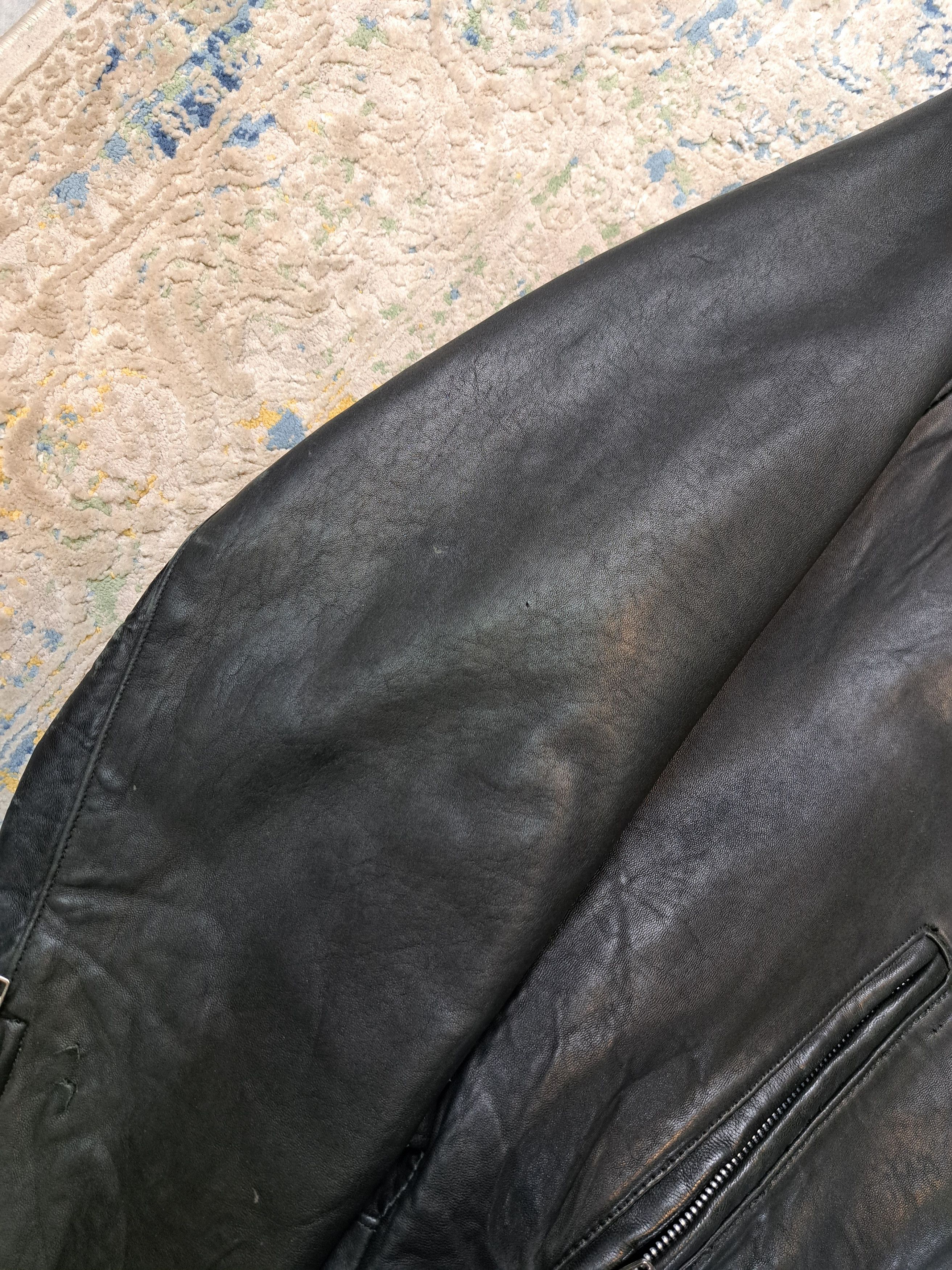 Hard Rock Cafe Vintage Ramones Hard Rock Cafe Leather Jacket Size US XL / EU 56 / 4 - 12 Thumbnail