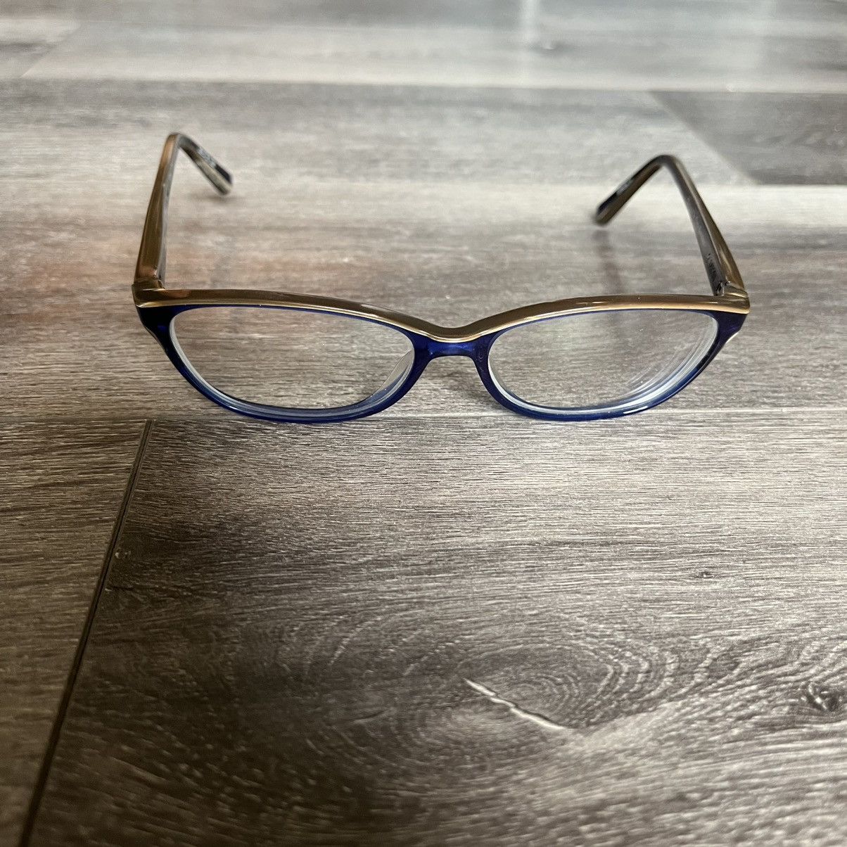 Etnia Barcelona Etnia Barcelona Kyoto Blue Brown Cat Eye Frame Glasses BLBR Size ONE SIZE - 3 Thumbnail