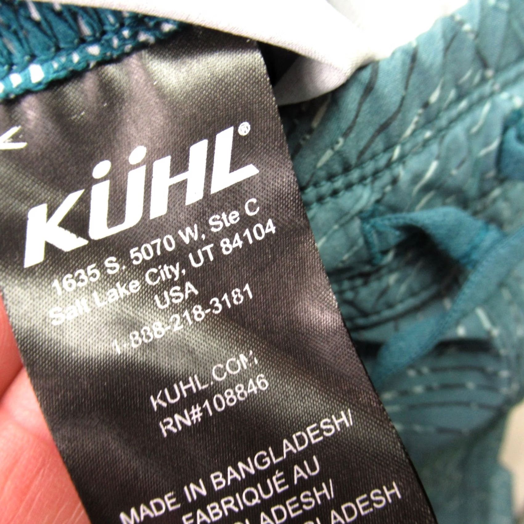 Vintage Kuhl Womens Athletic Hiking Shorts Size L - Green - Drawstring Size 30" / US 8 / IT 44 - 5 Thumbnail