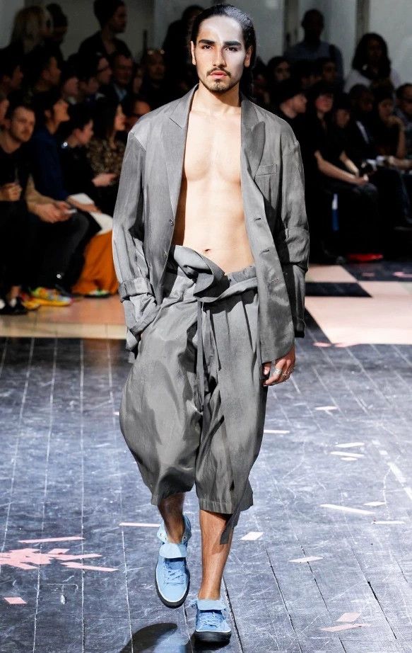 Yohji Yamamoto Yohji Yamamoto size 3 14ss turned waist rain culottes pant Size US 30 / EU 46 - 7 Thumbnail