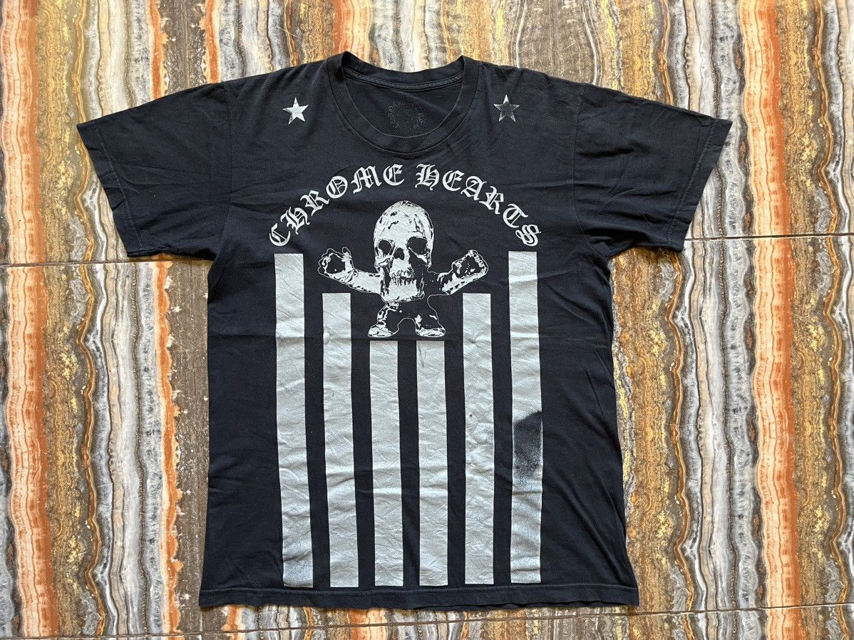 image of Chrome Hearts Foti Design in Black, Men's (Size Large)