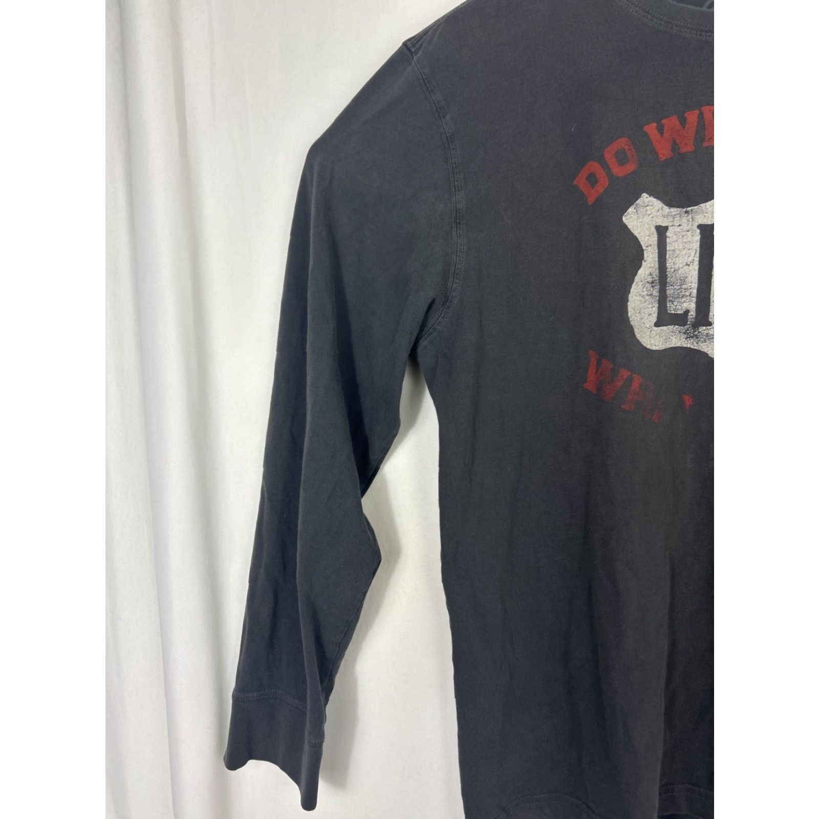Life is Good Life is Good Mens Large Gray Long Sleeve "Do What You Like" Graphic T-Shirt Size US L / EU 52-54 / 3 - 2 Thumbnail