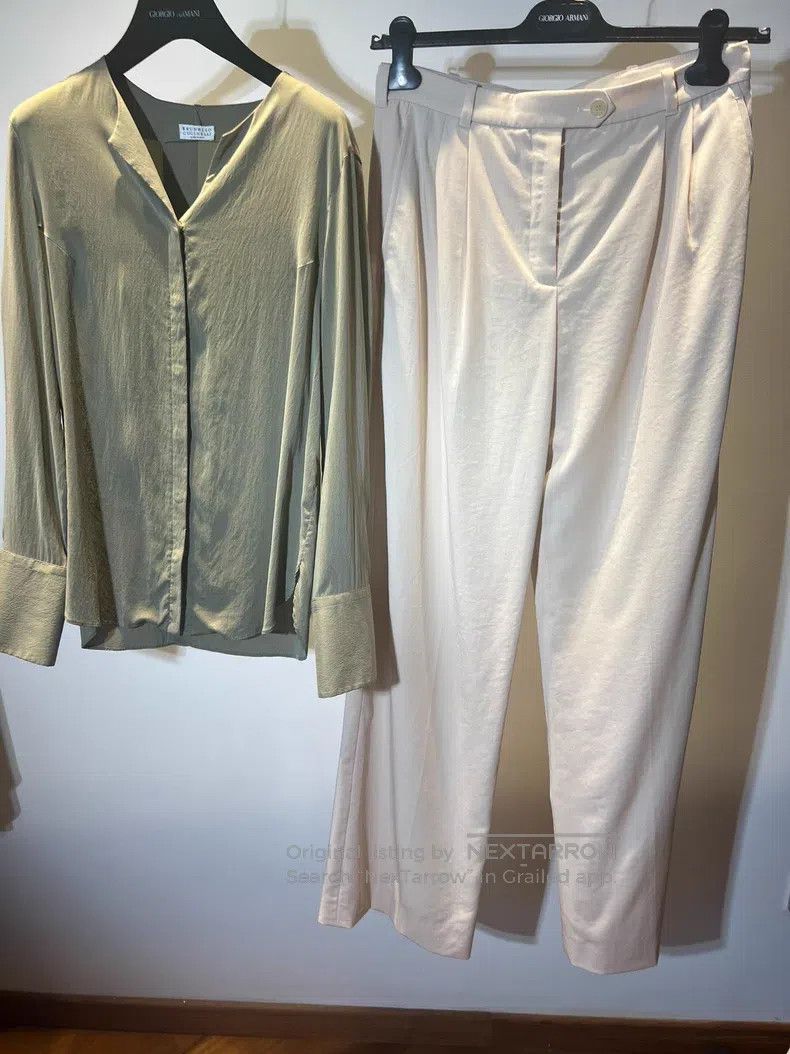 Brunello Cucinelli Brunello Cucinelli Long Trousers Size 25" / US 0 / IT 36 - 1 Thumbnail