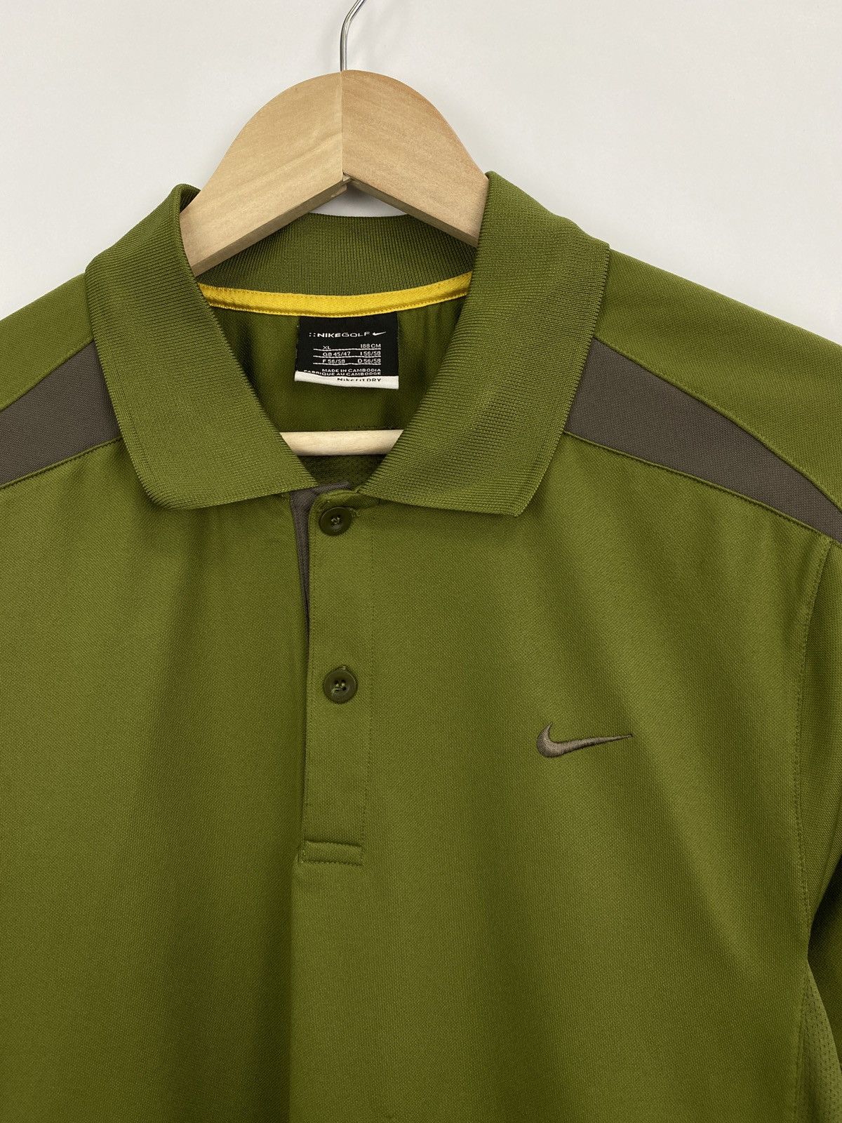 Nike × Tiger Woods Vintage Y2K Nike Golf Polo T-Shirt Rare Retro Hype Size US XL / EU 56 / 4 - 4 Thumbnail