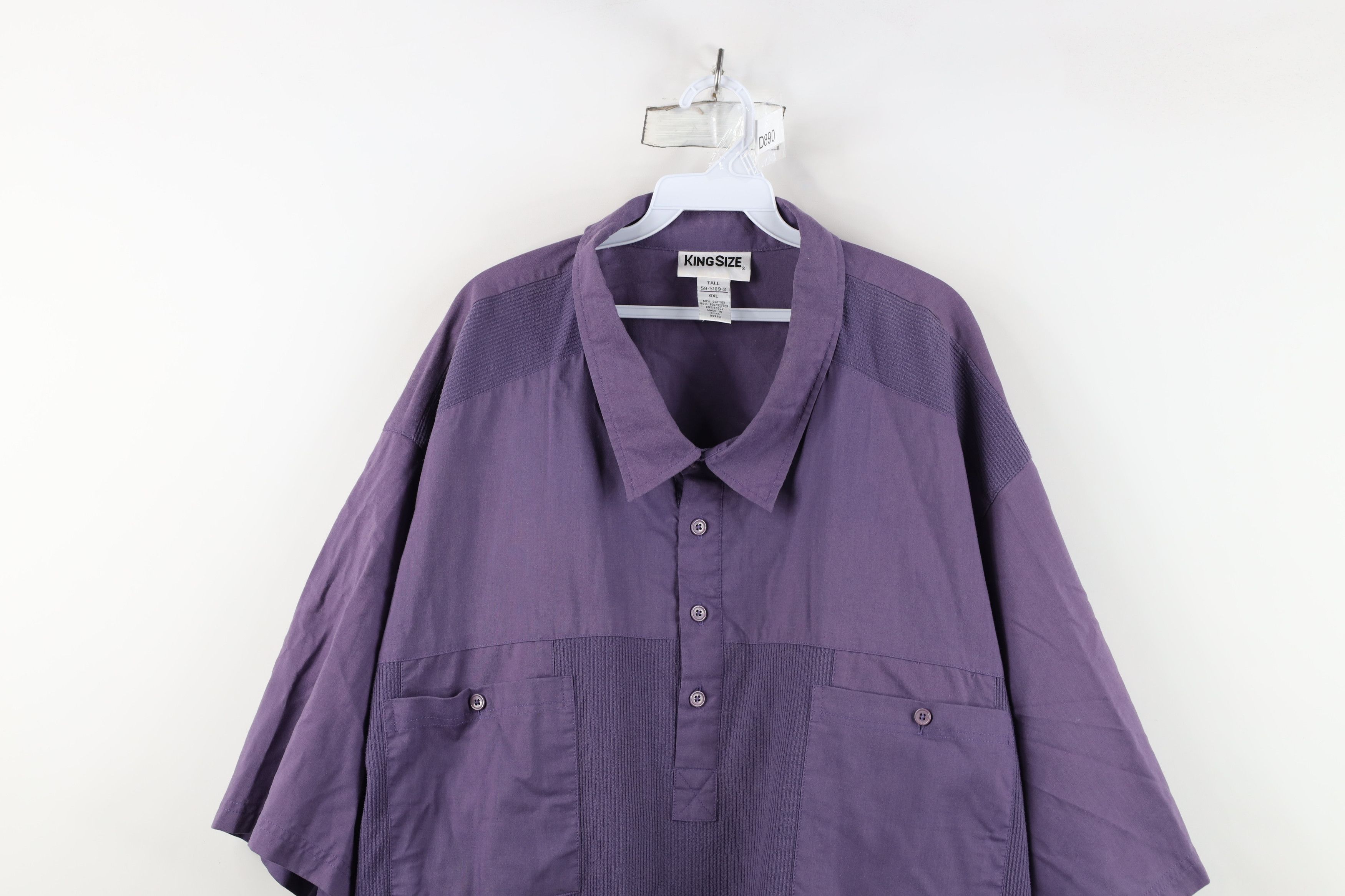Vintage Vintage 90s Streetwear Short Sleeve Pullover Polo Shirt Size US XXL / EU 58 / 5 - 2 Thumbnail