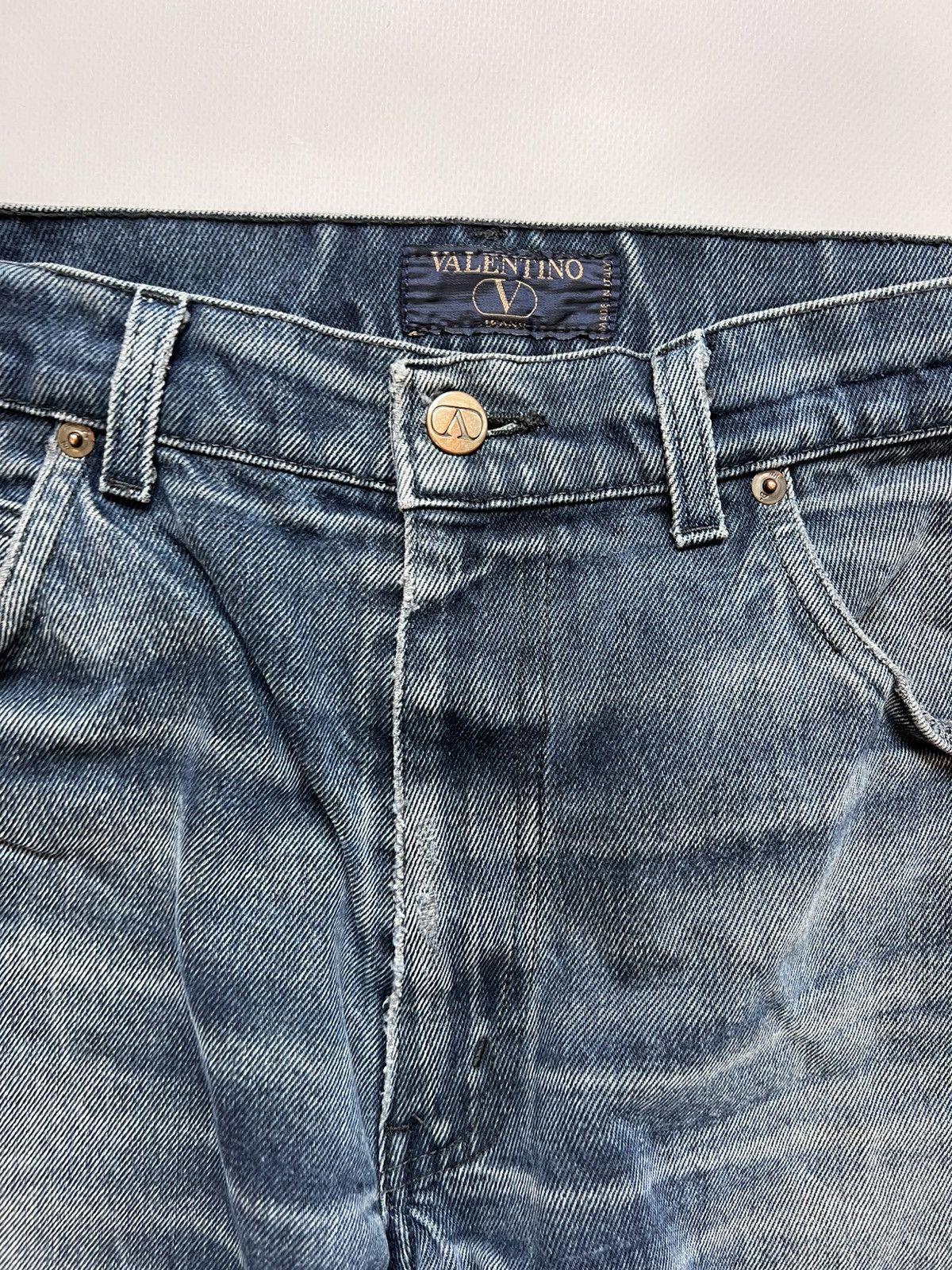 Valentino Vintage Valentino Jeans Denim Pants Straight Baggy Y2K 90s Size US 38 / EU 54 - 8 Thumbnail