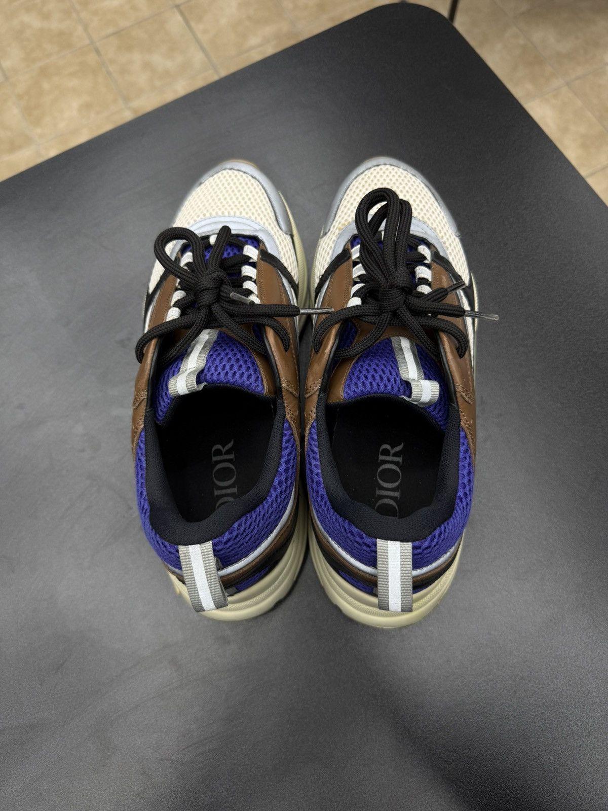 Dior Men’s Dior B22 Runner Brown Blue White Size 43 / 10US Size US 10 / EU 43 - 14 Thumbnail