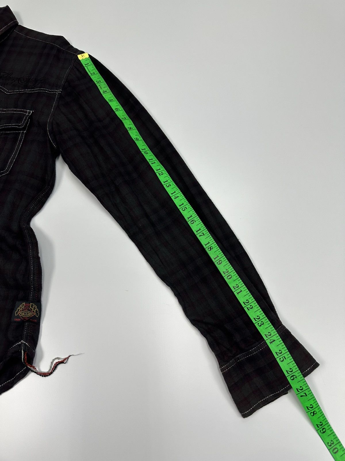 Le Grande Bleu (L.G.B.) 70s Flagstaff Union Made Vintage Flannel Shirt A649 Size US L / EU 52-54 / 3 - 10 Thumbnail