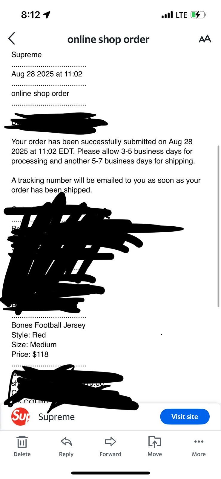 Supreme Supreme Bones Football Jersey Size US M / EU 48-50 / 2 - 2 Thumbnail