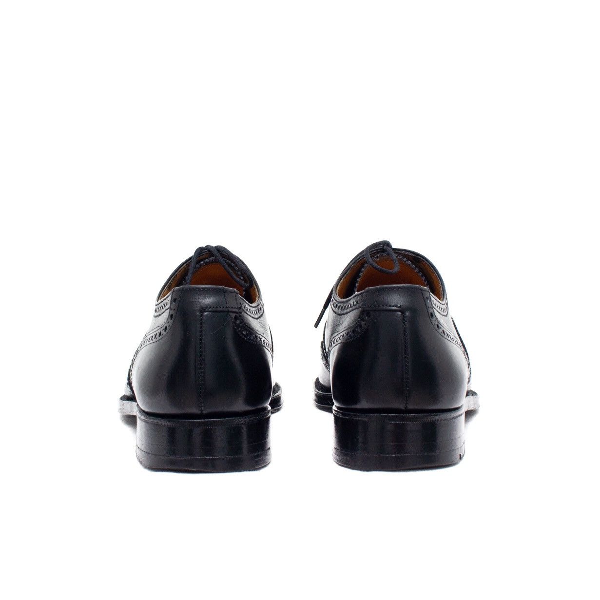 Crockett & Jones 875$ Crockett & Jones Barneys NY Black Leather Brogues US8 Size US 8 / EU 41 - 7 Thumbnail