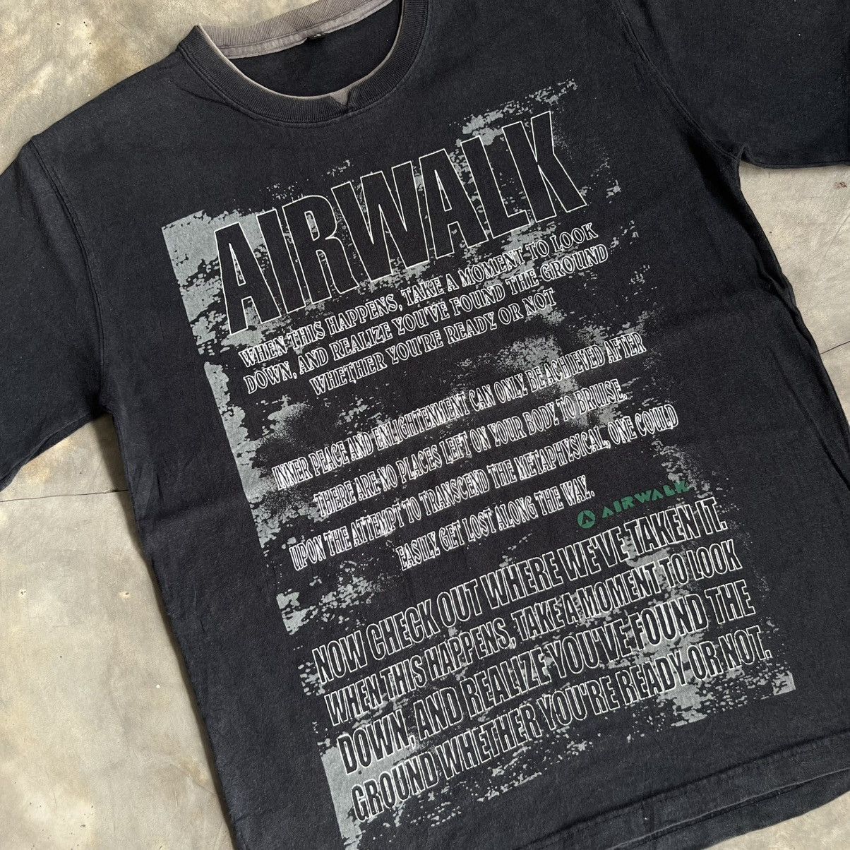 Airwalk 2000s Airwalk Vkei Style Poem Shirt Size US M / EU 48-50 / 2 - 3 Thumbnail