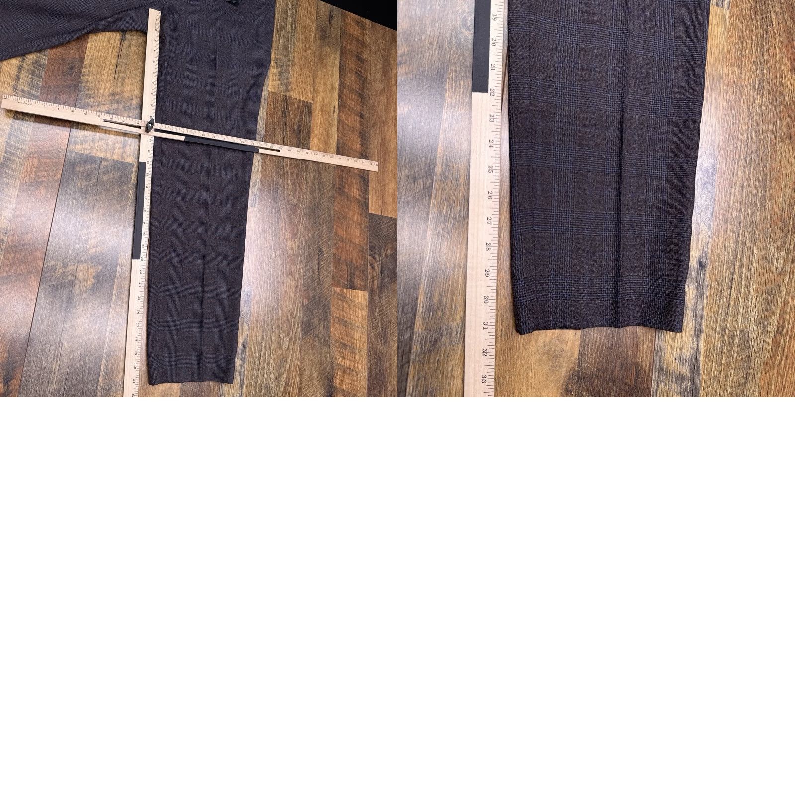 Michael Kors Michael Kors Pants Mens 36x32 Malone Plaid Wool New Formal Dress Pants Gray Straight Leg Classic City Size US 36 / EU 52 - 9 Thumbnail