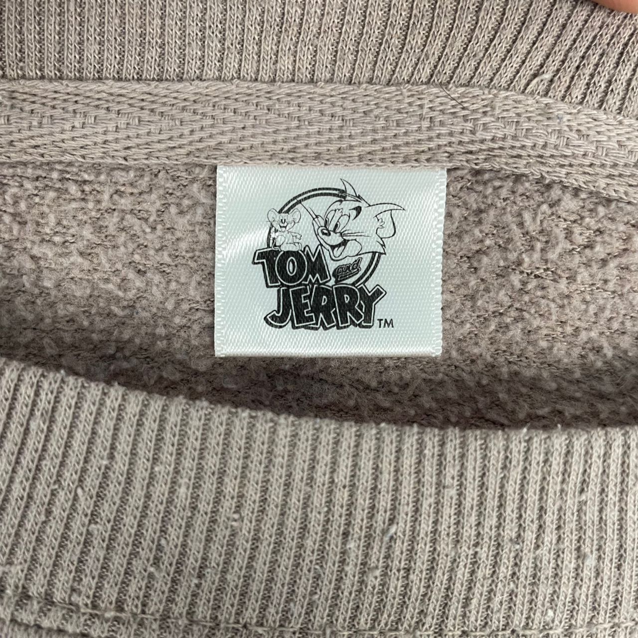 Cartoon Network Authentic Japan ! Tom And Jerry Overprint Sweatshirt Size M / US 6-8 / IT 42-44 - 6 Thumbnail