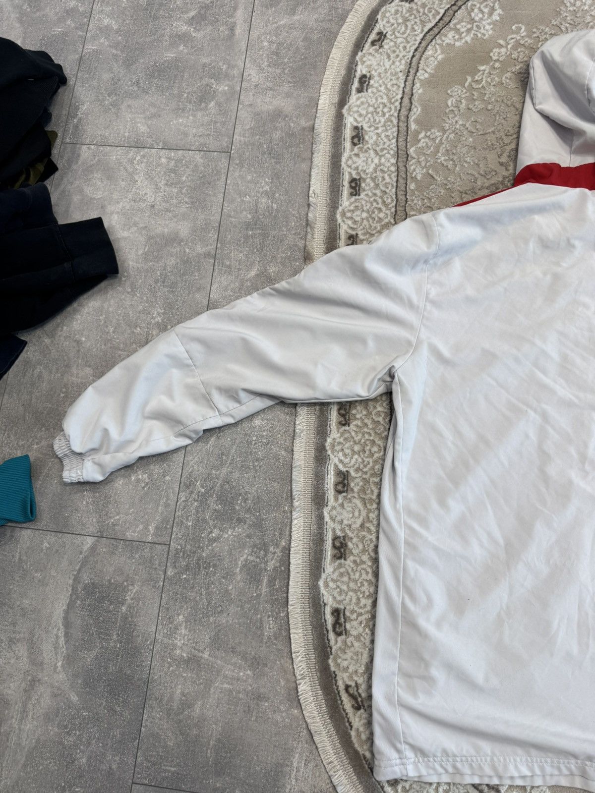 Adidas Adidas Manchester United Jacket Rain Coat Size US XL / EU 56 / 4 - 11 Thumbnail